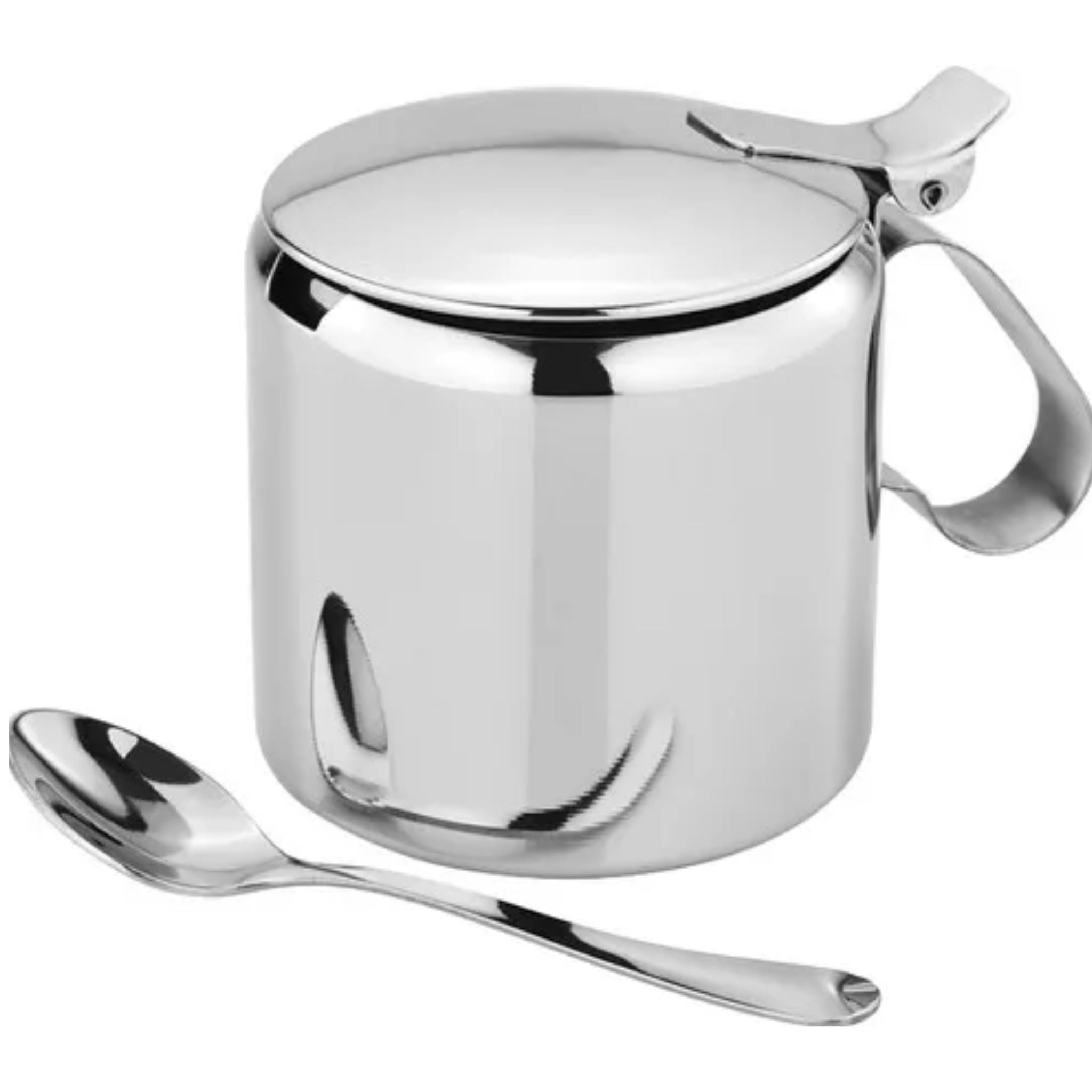 Azucarera + Cuchara Acero Inox