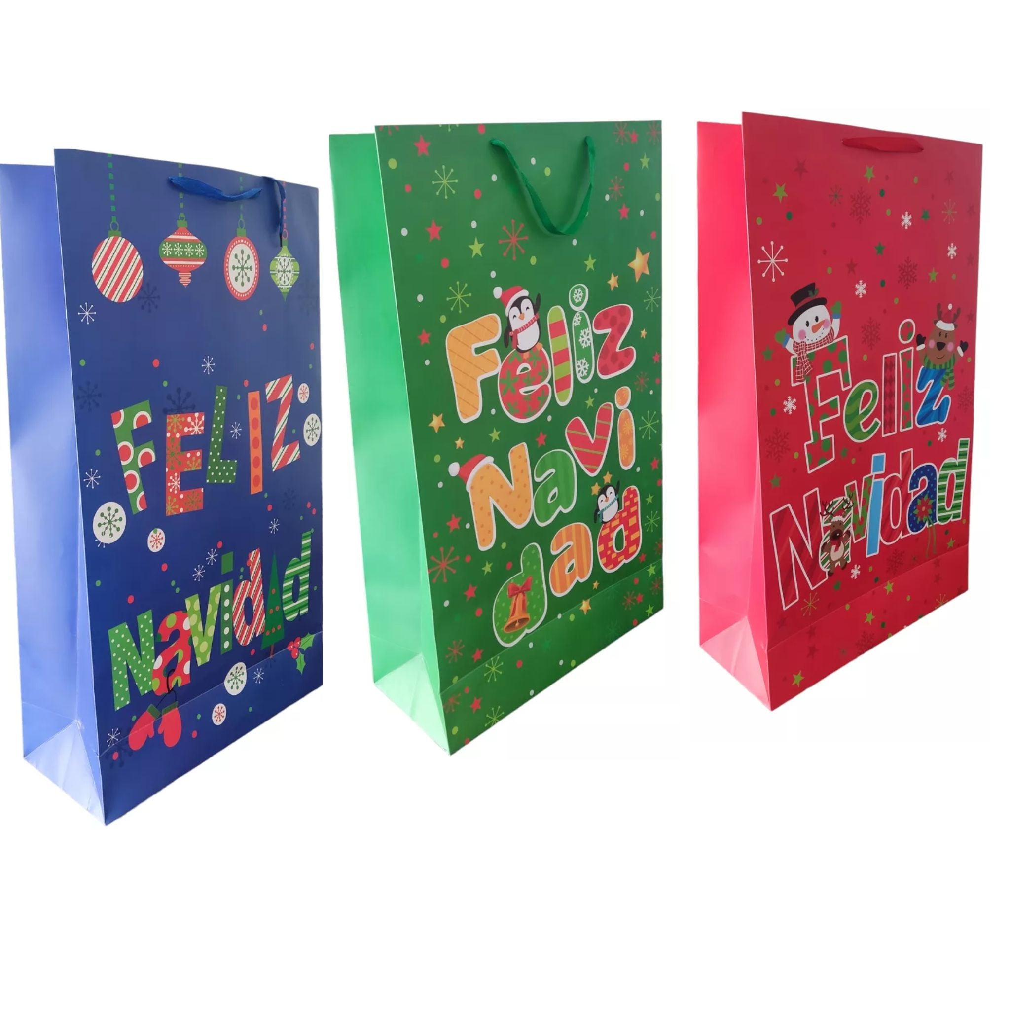 Bolsa De Regalo Navidad XXL + Lazo