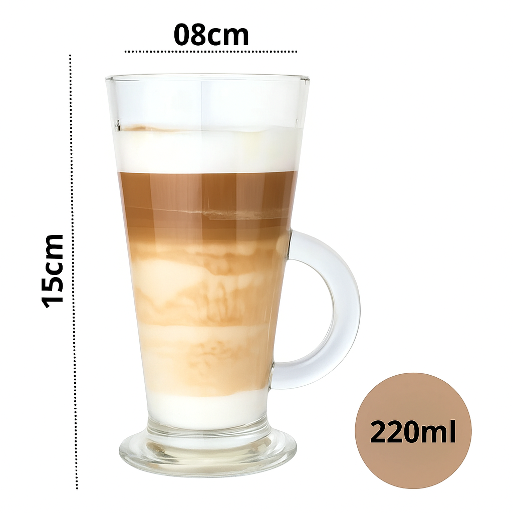 Tazas De Vidrio Café Capuchino