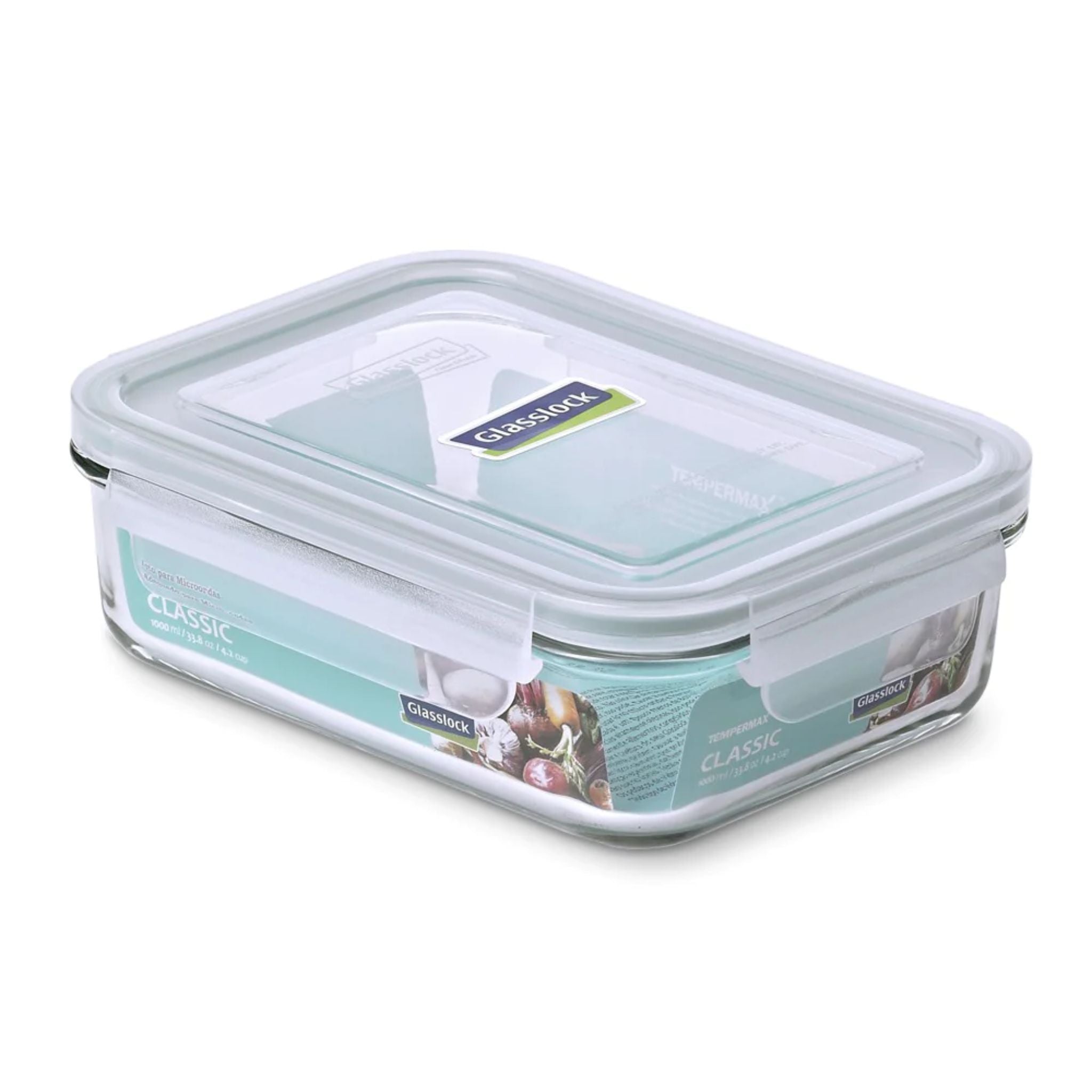 Táper Hermético Templado 1 Litro