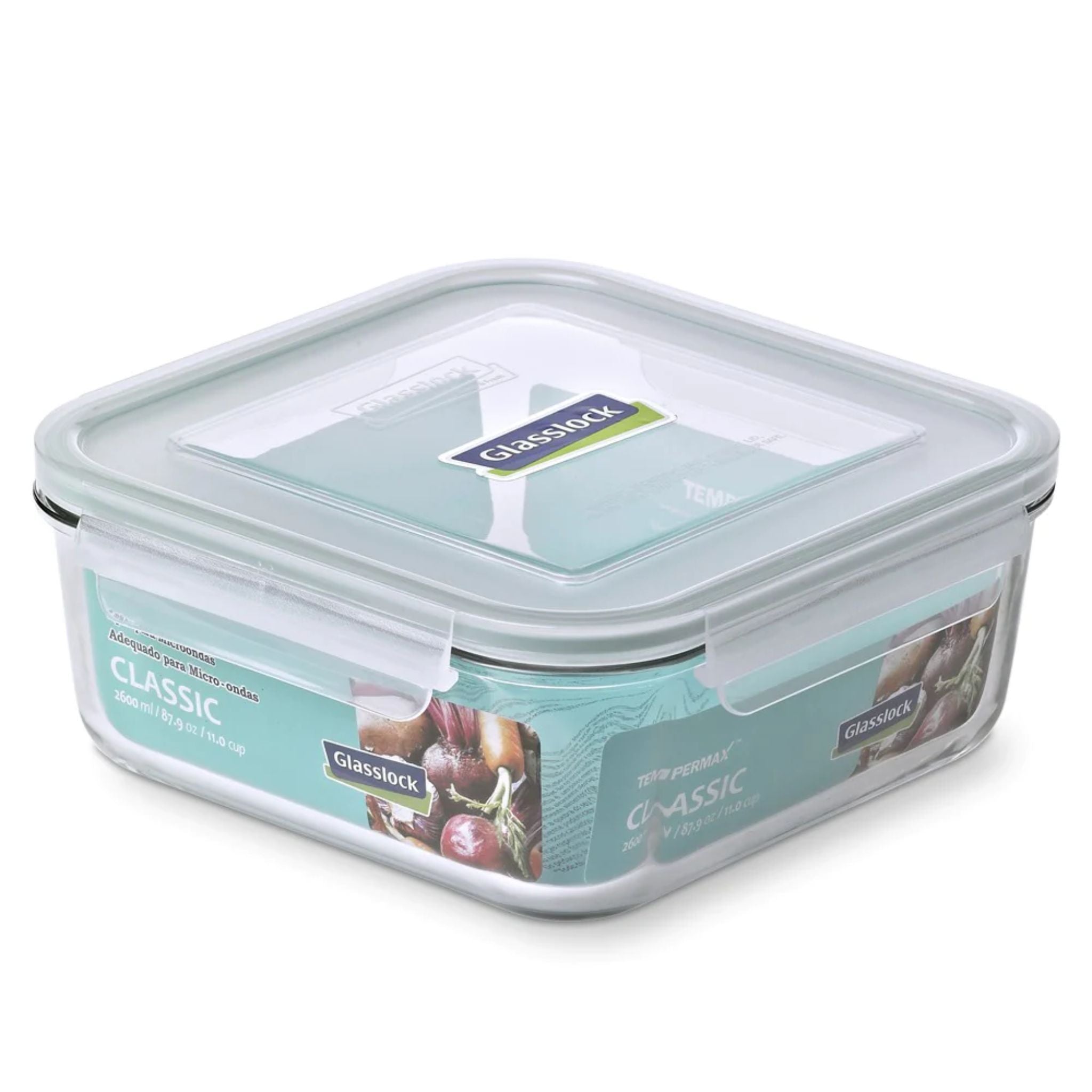 Táper Hermético Templado 1.2L