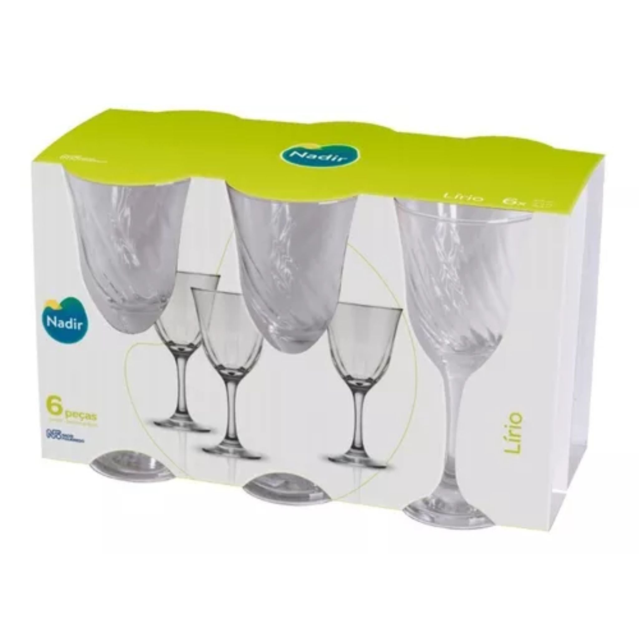 Copas De Vino Lirio 250ml X6