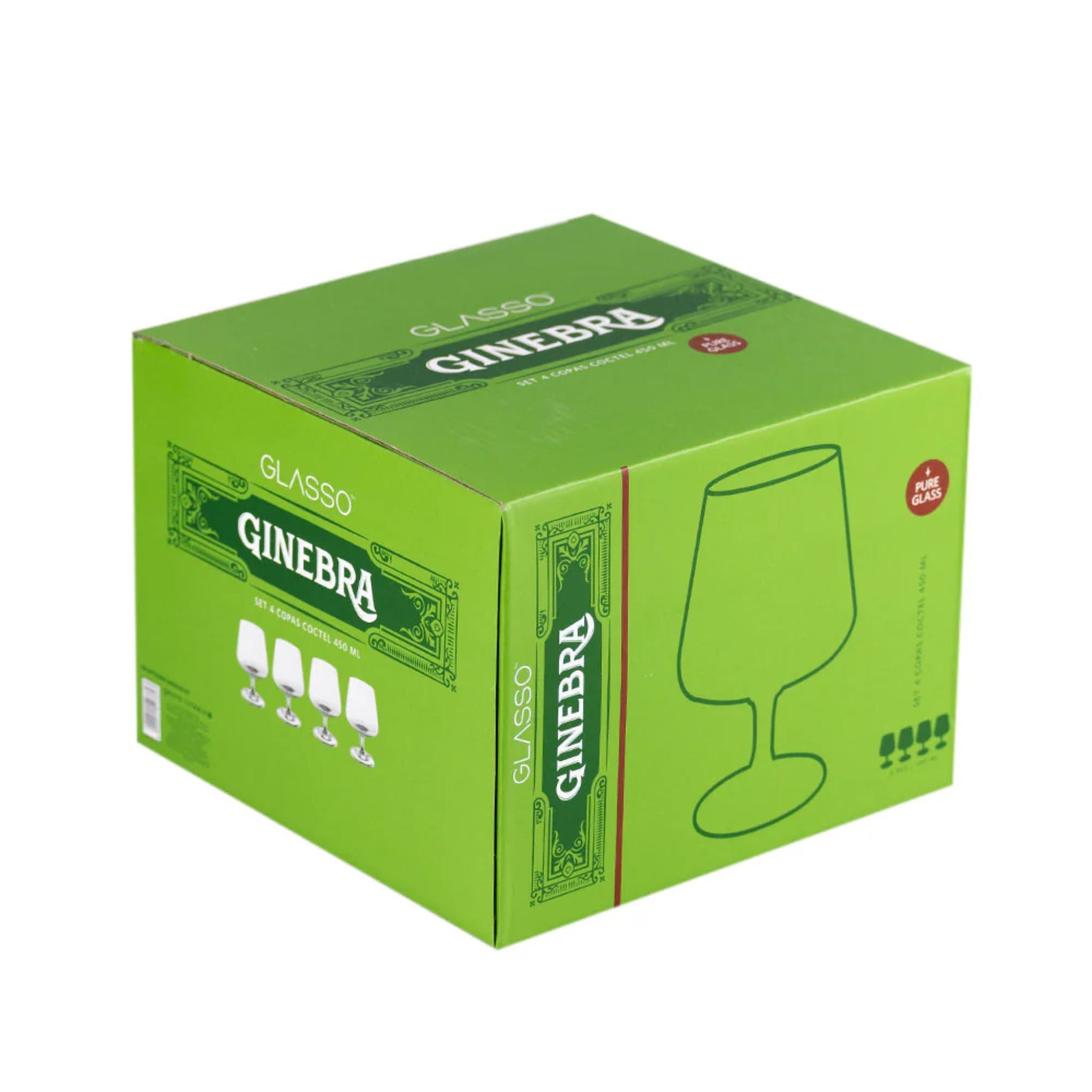 Set 4 Copas Cóctel 450ml Glasso