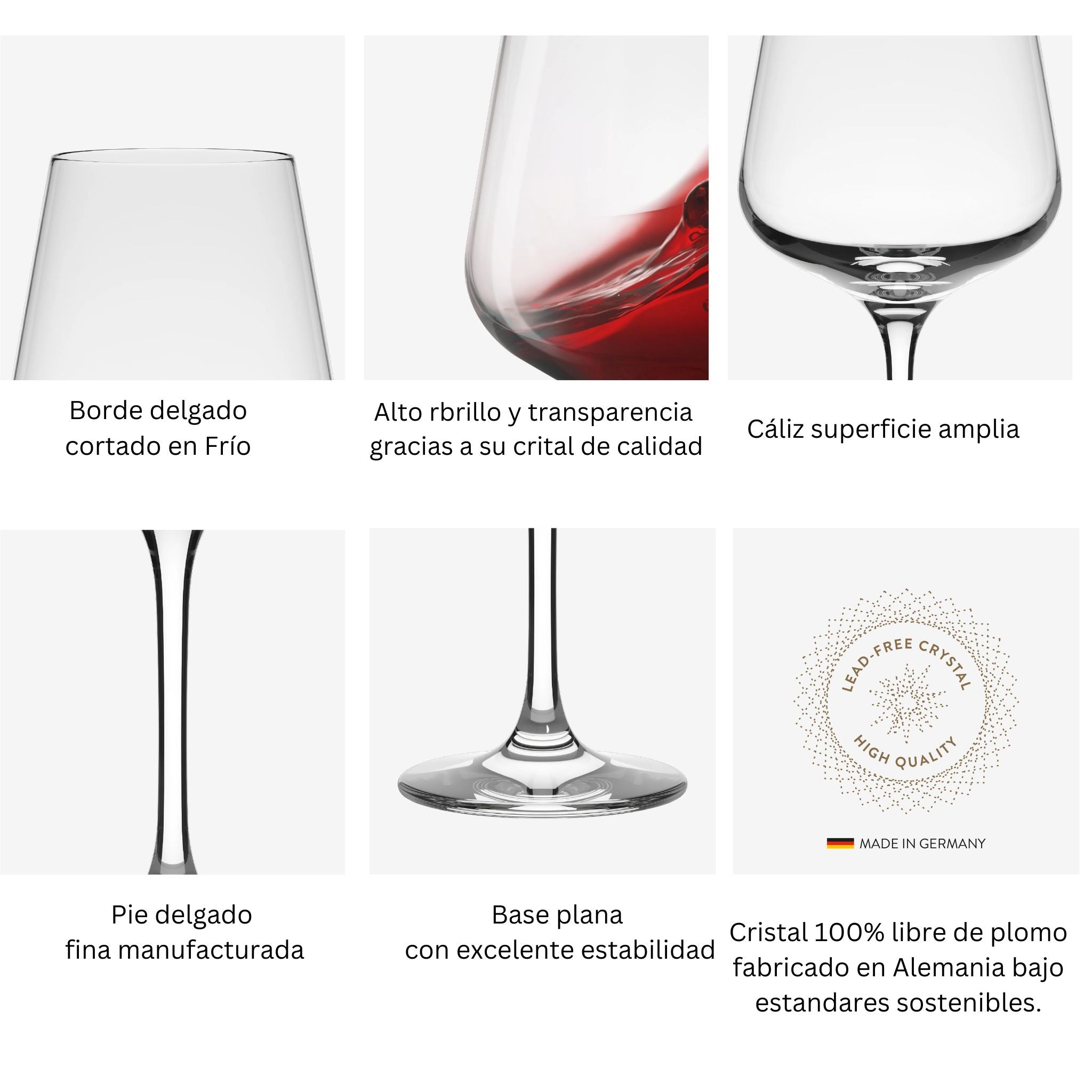 Set 6 Copas de Ramazzotti 544cc