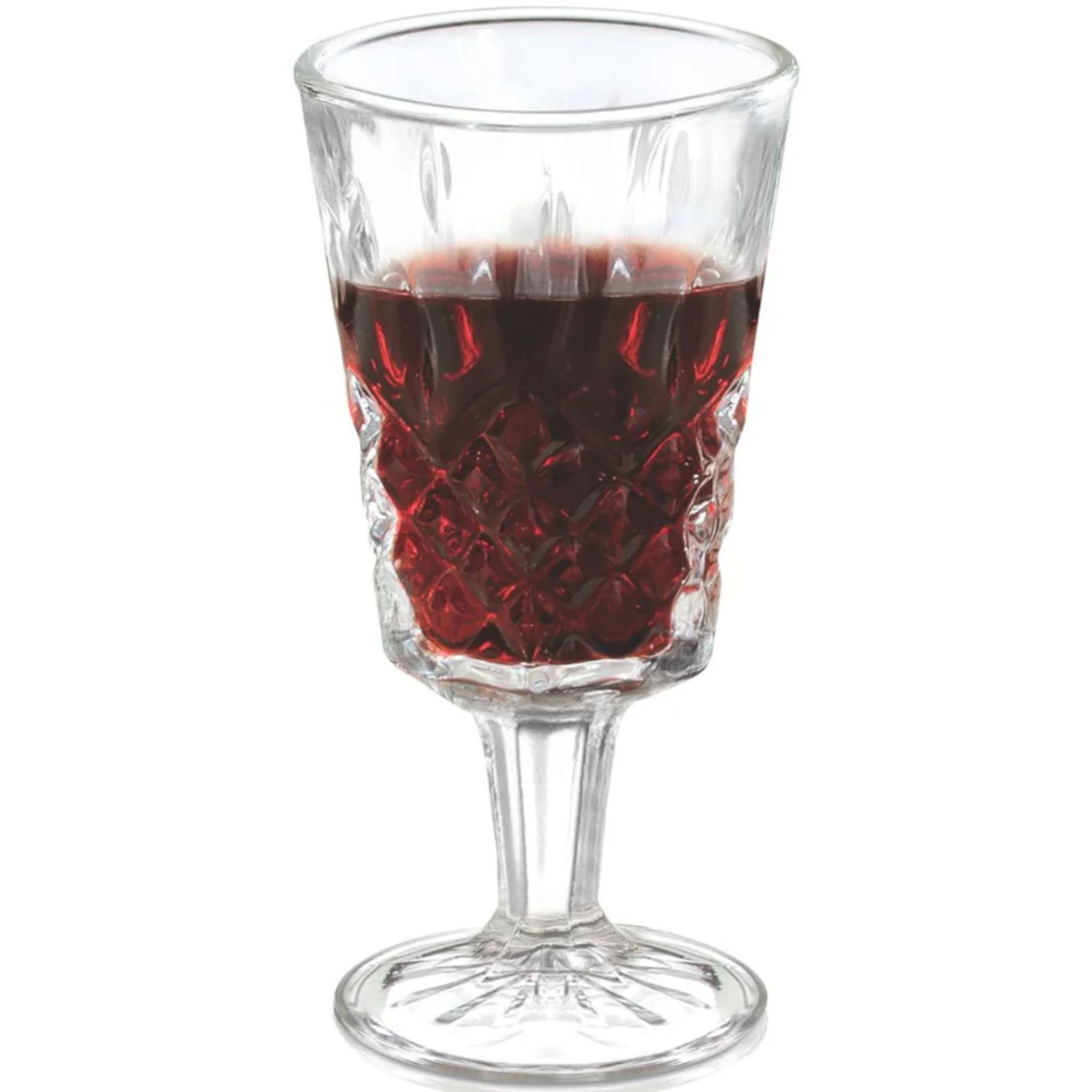 Set 6 Copas Vino Diamante 180ml