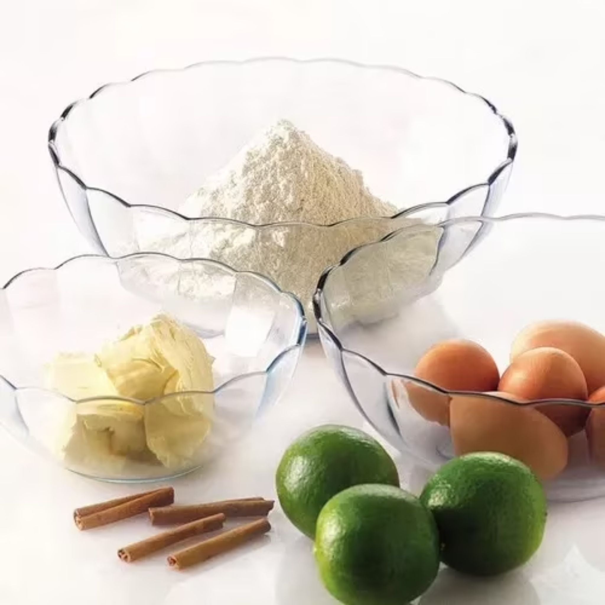 Ensaladera Fuente De Vidrio 2L