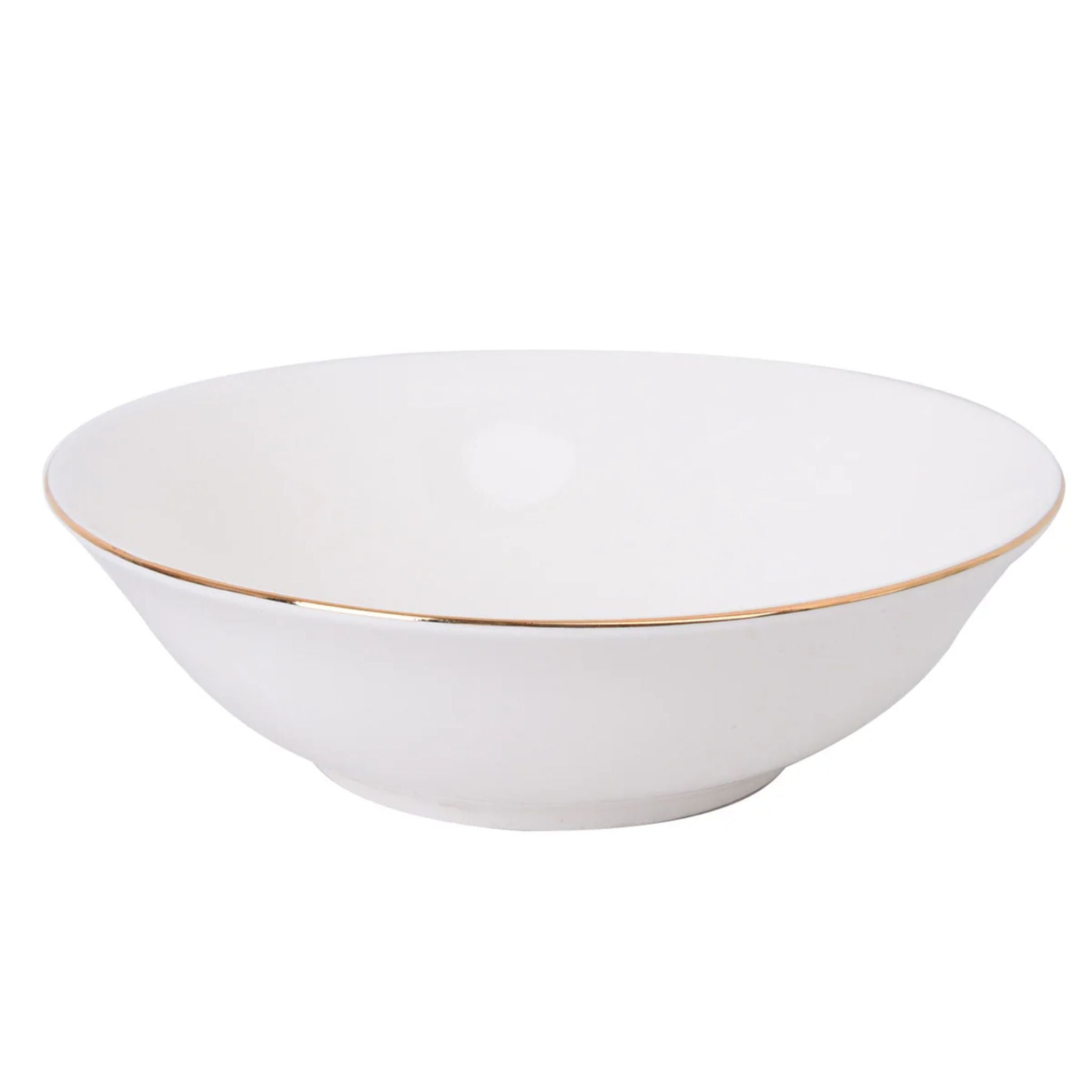 Ensaladera Borde Dorado 25,5cm