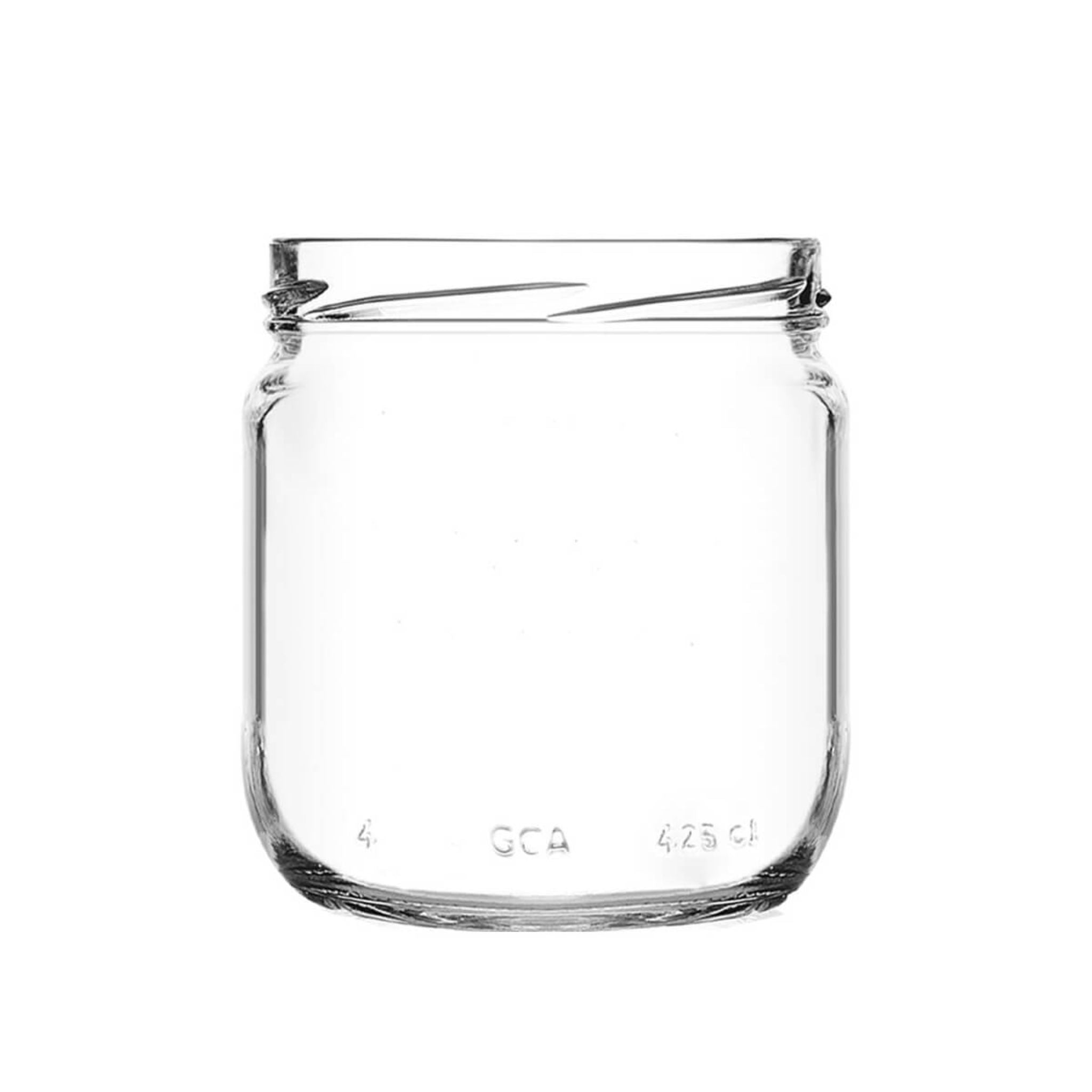 Frasco de Vidrio con Tapa 425cc X12