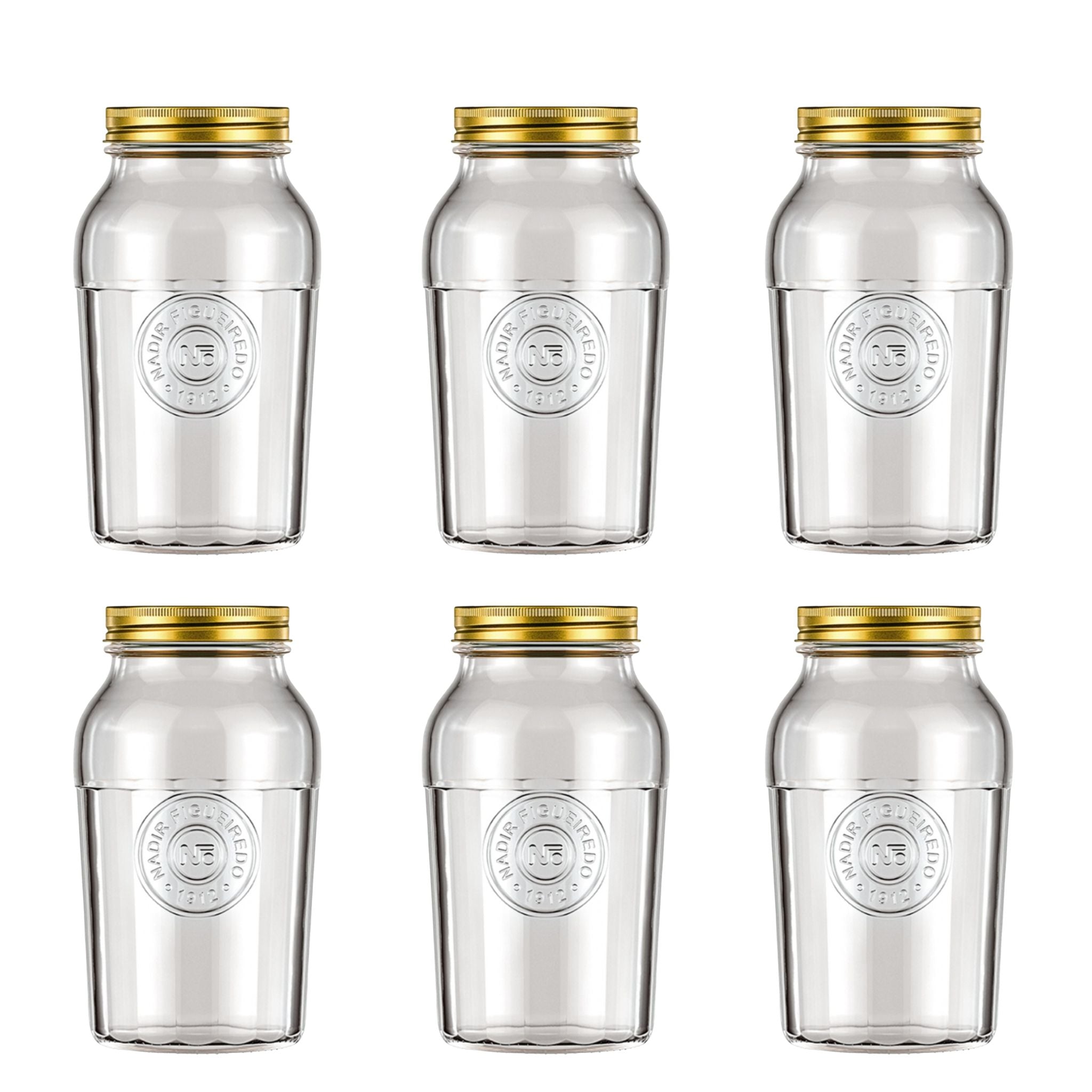 6 Frascos Conserveros 1 Litro