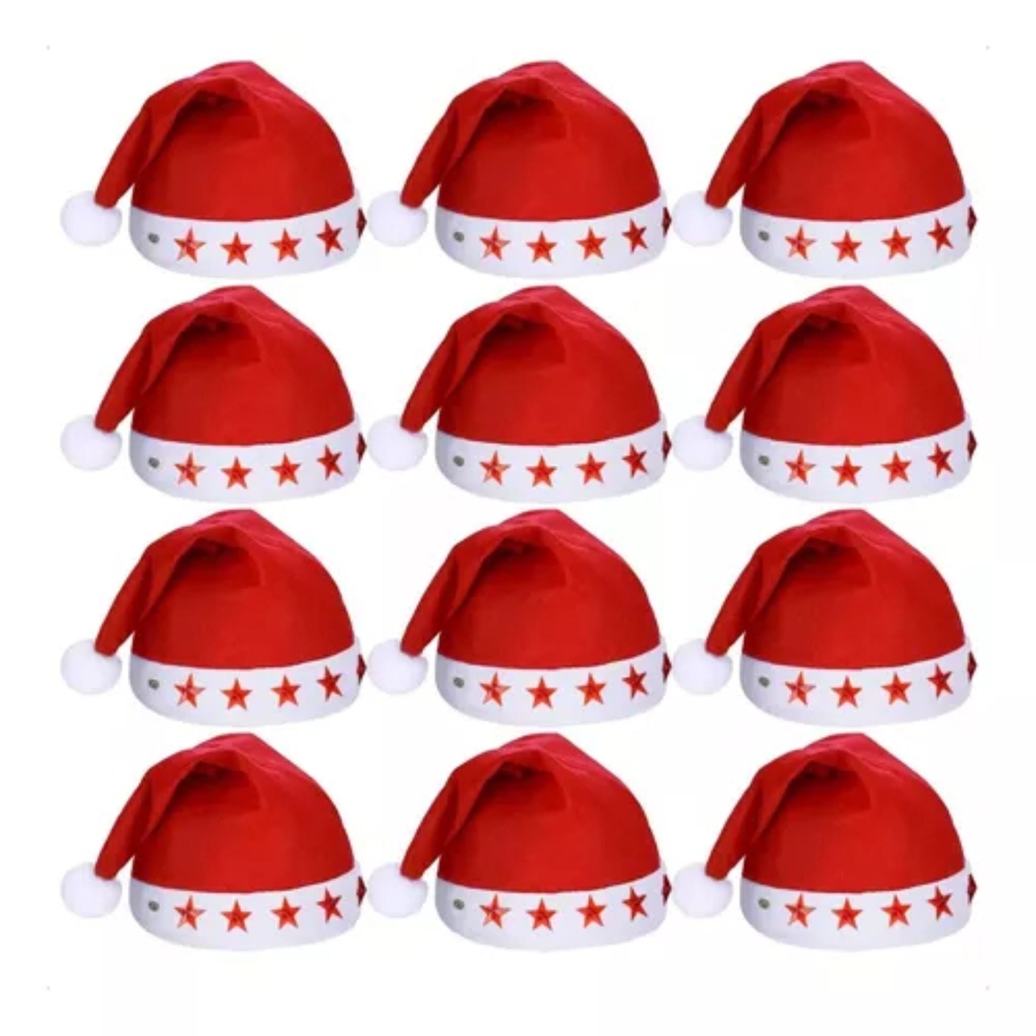 Gorros De Navidad Led X12
