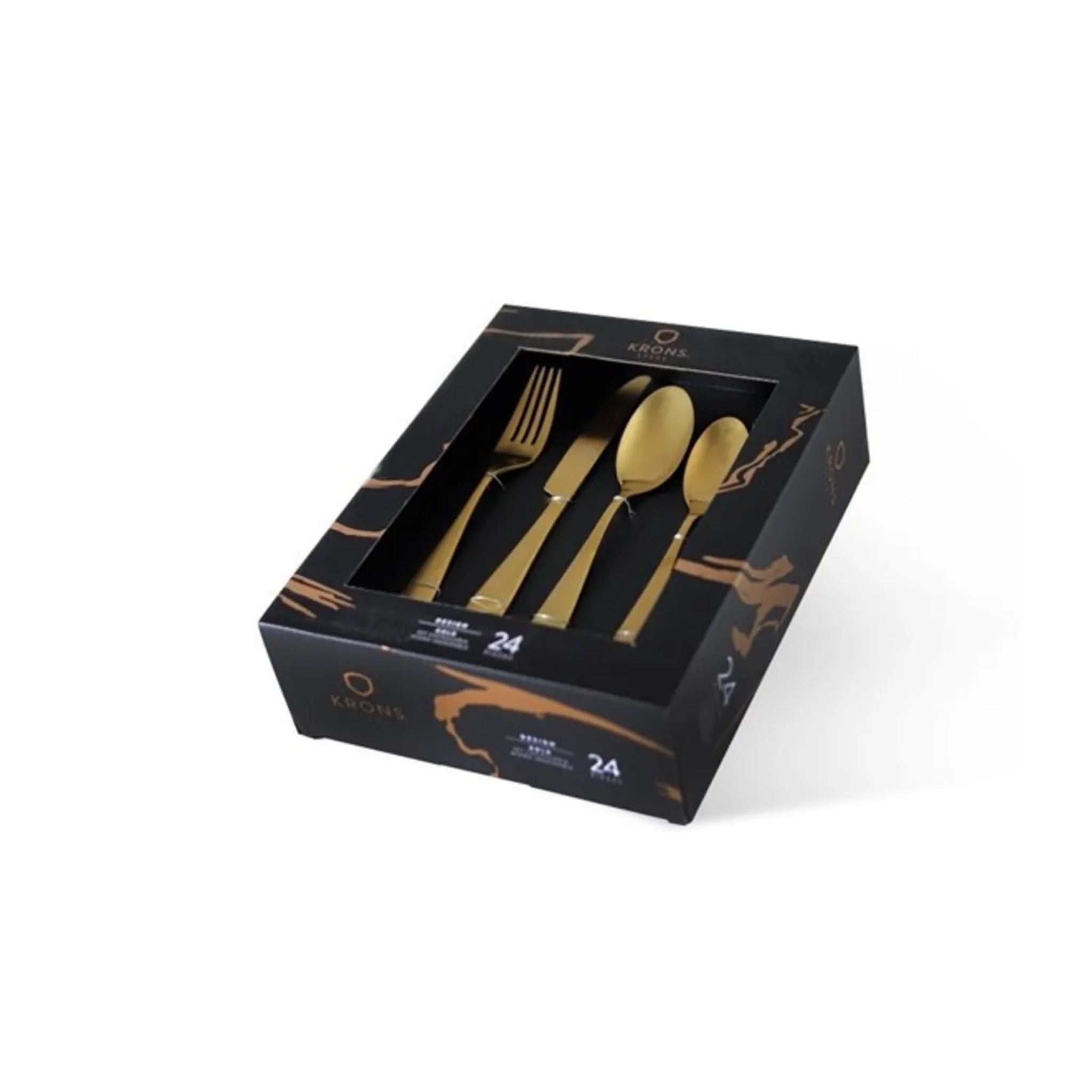 Juego De Cuchillería Gold Krons