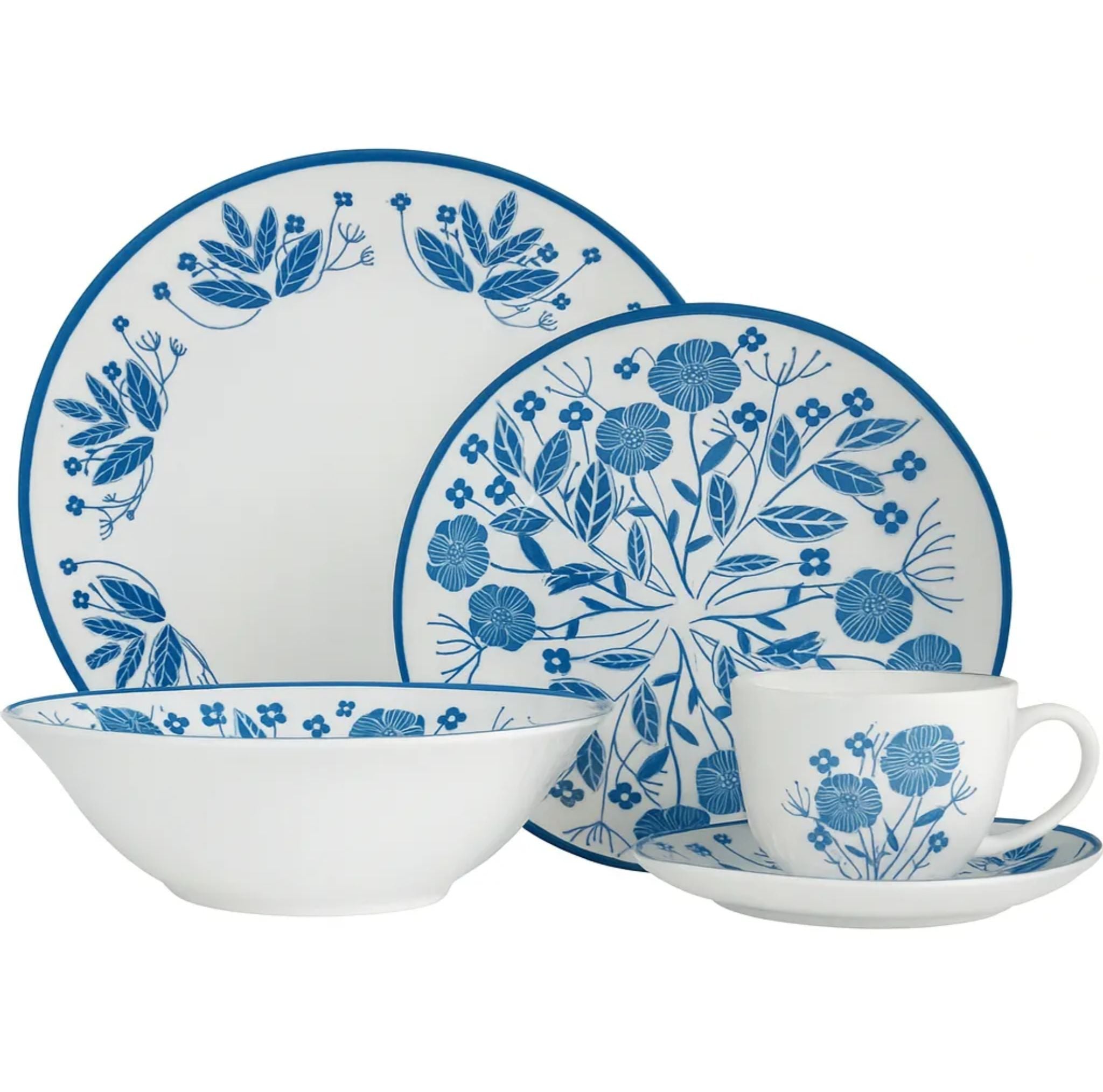 Vajilla Porcelana 30 Pzas - Hannah