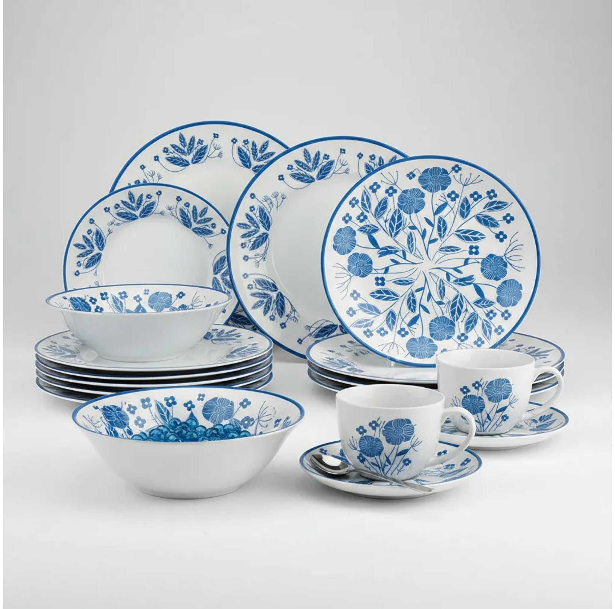Vajilla Porcelana 30 Pzas - Hannah