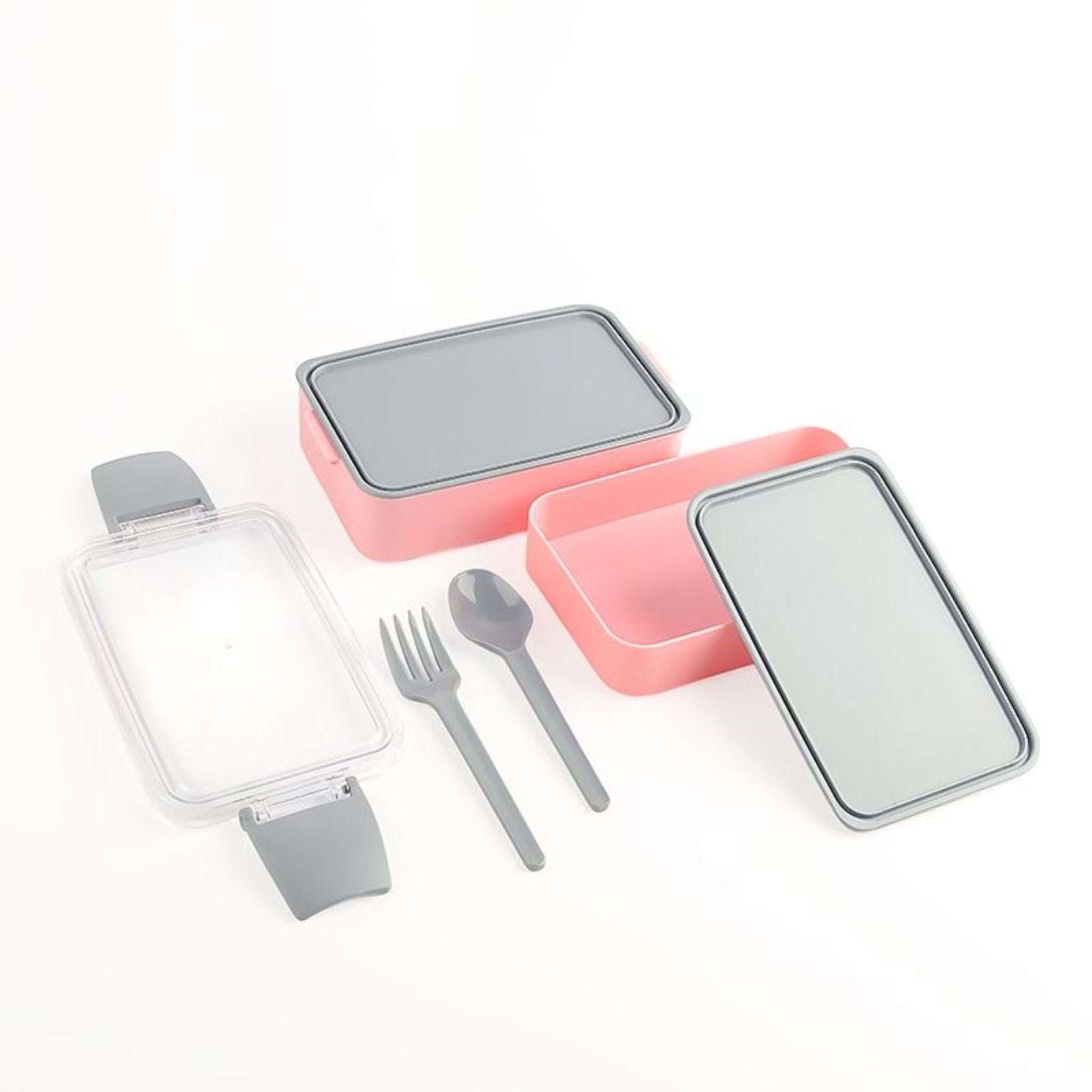 Lonchera Escolar Doble + Cubiertos