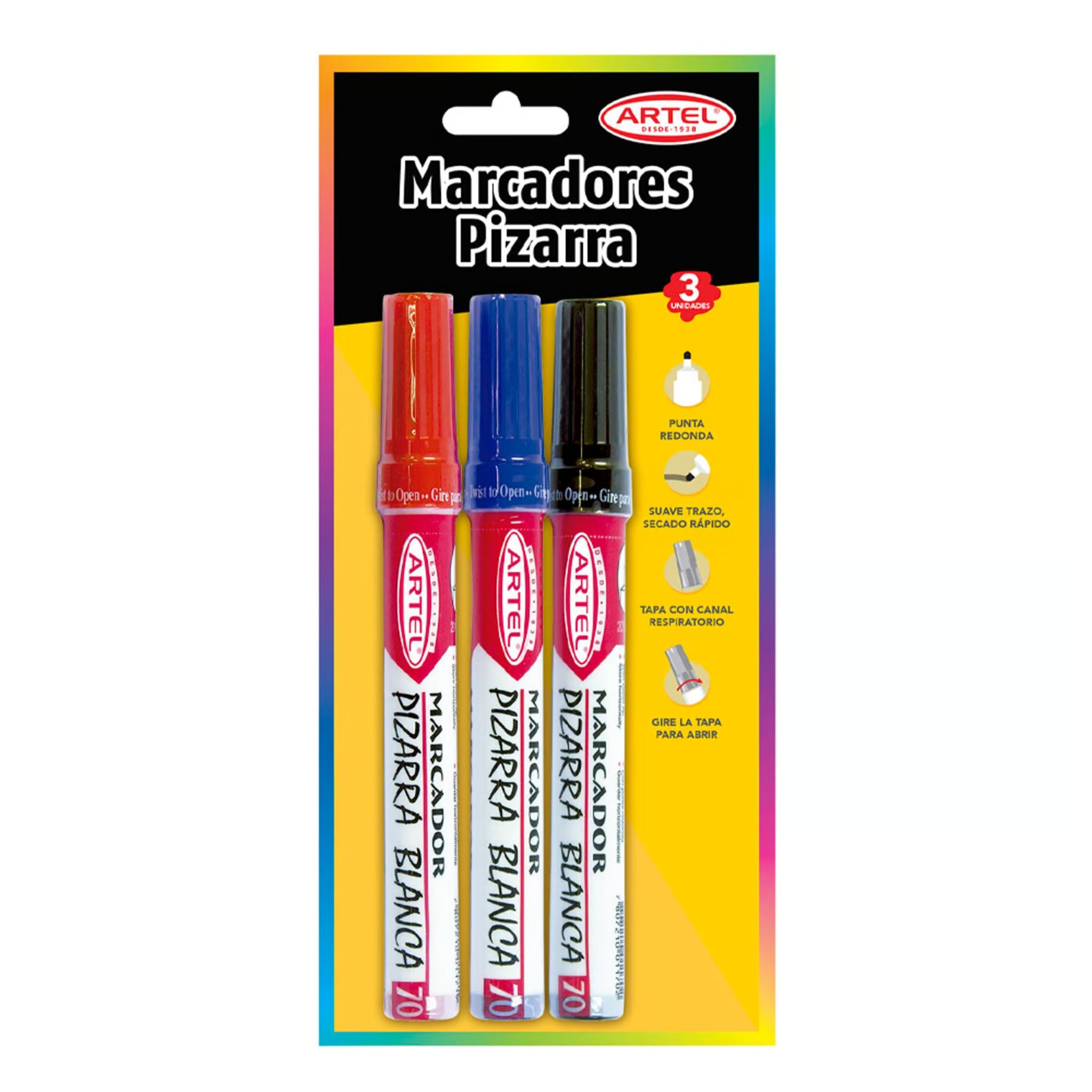 Marcadores de Pizarra X3