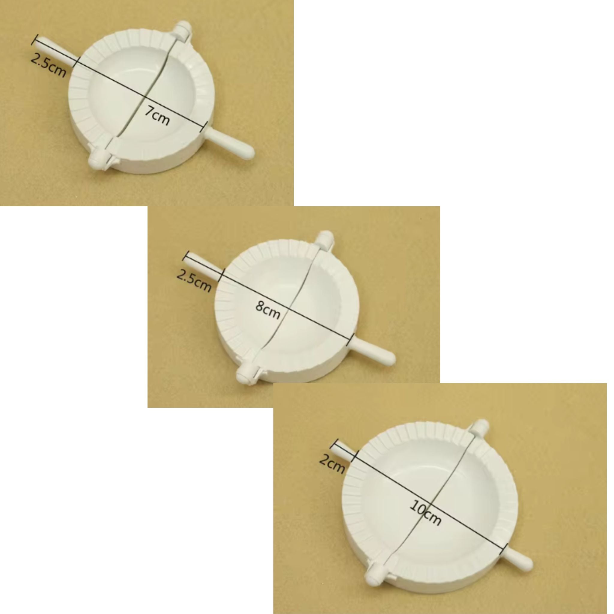 3 Moldes Para Mini Empanadas