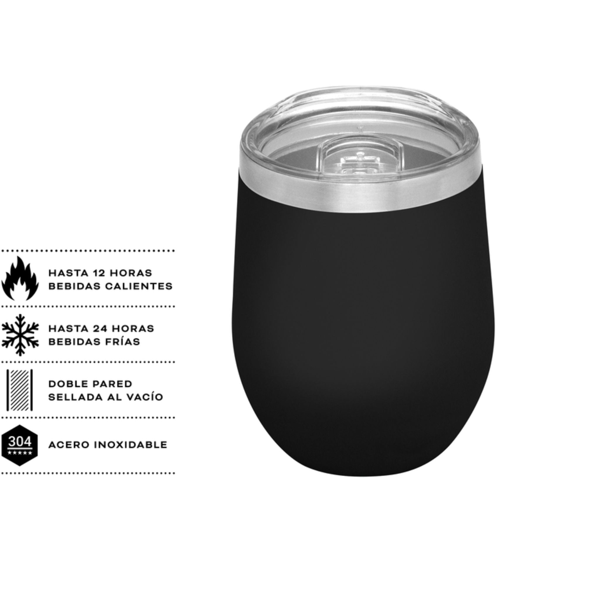 Mug Termico Acero Inoxidable 350ml