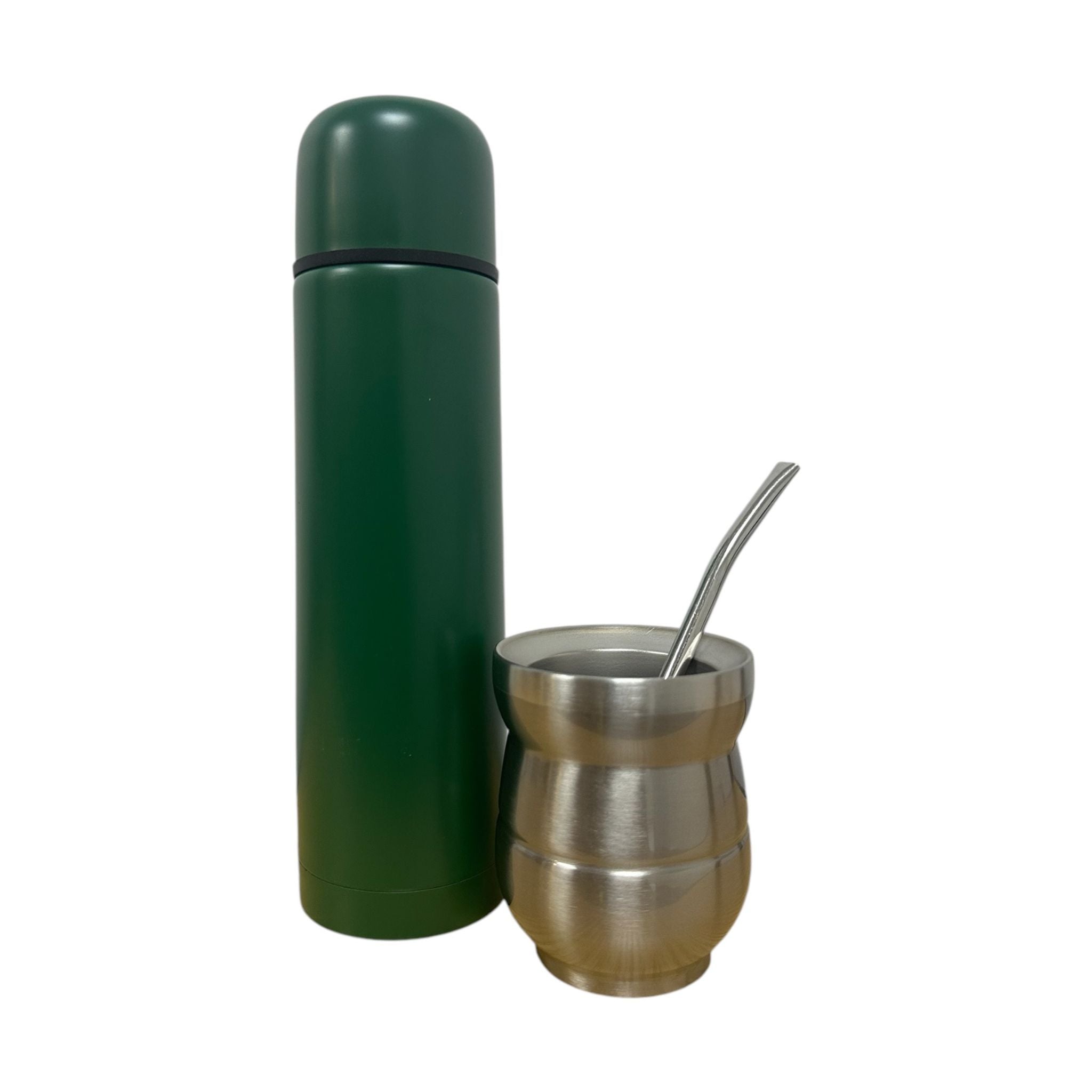 Mate Con Bombilla + Termo Bala