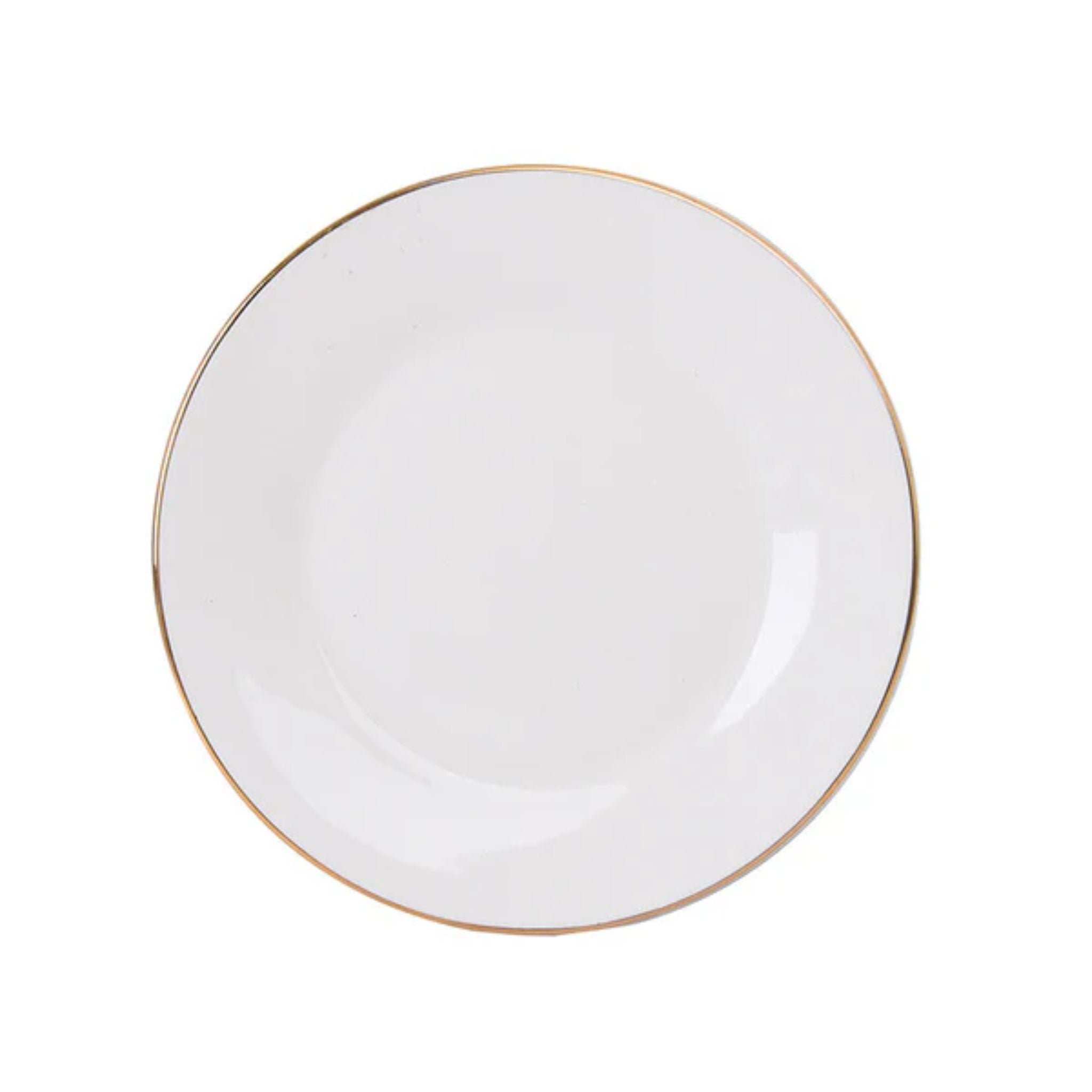 Plato de Postre Borde Dorado 20cm