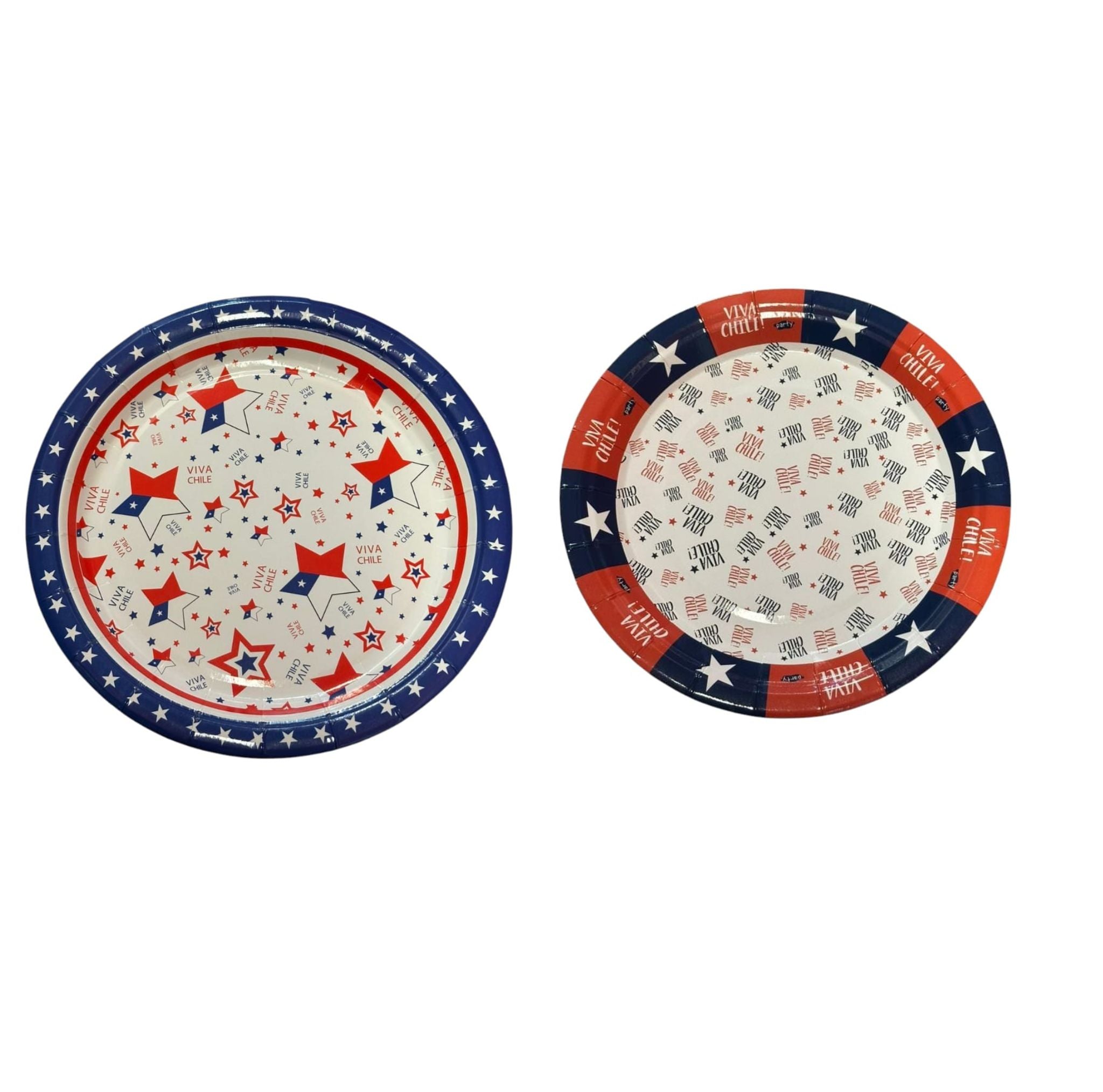 Platos Desechables Fechas Patrias X6
