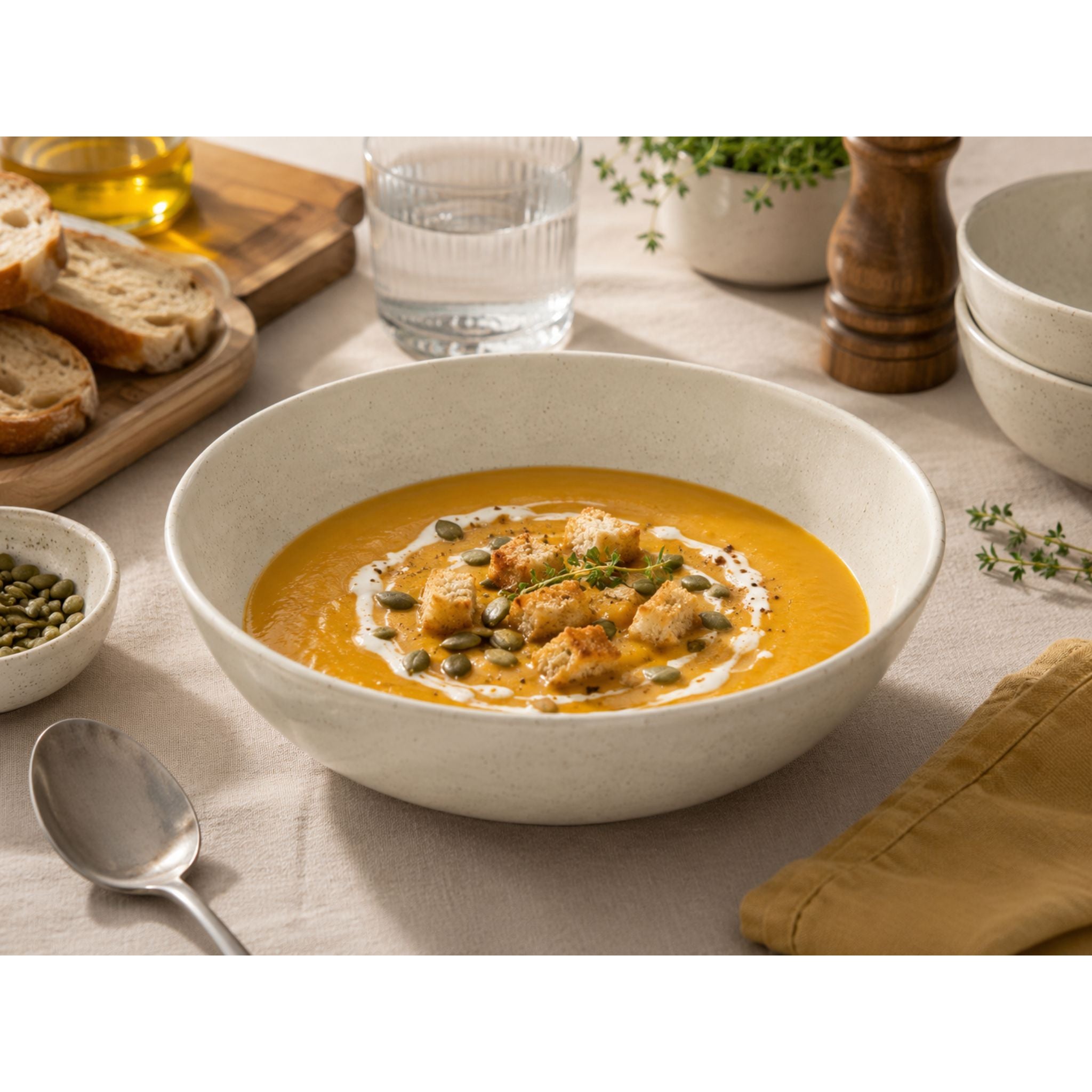 Plato Hondo Bowl de Porcelana Dune