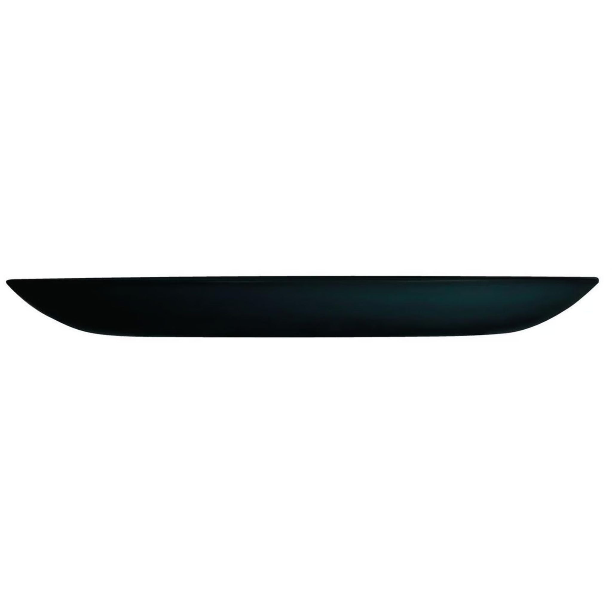 Plato de Fondo Llano Negro 25cm