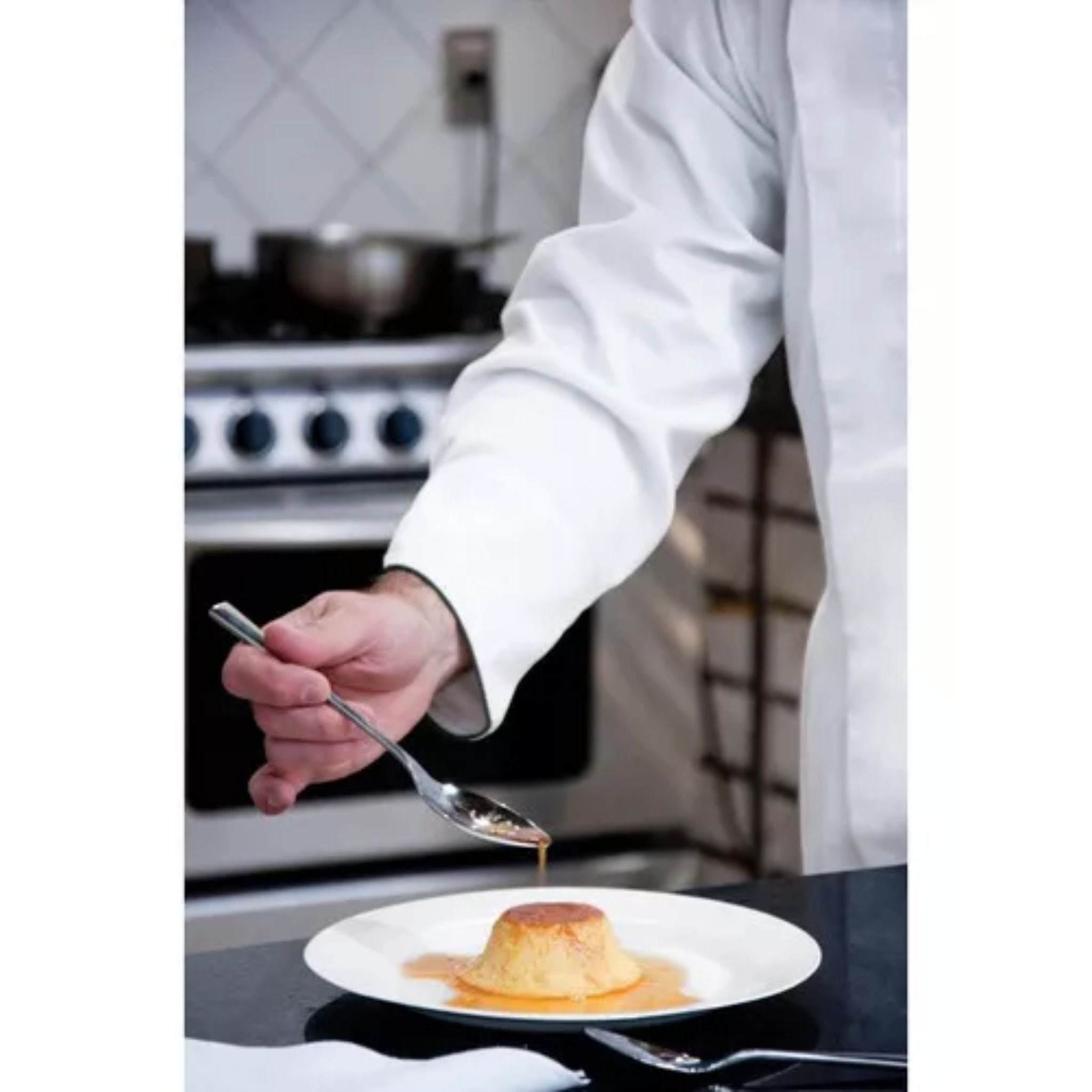 Plato Plano Vidrio Opal 24cm X6