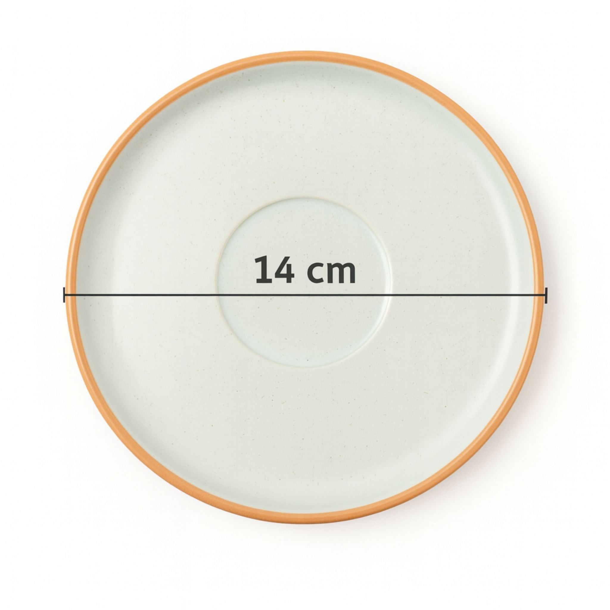 Platos De Té 14cm Loza X6