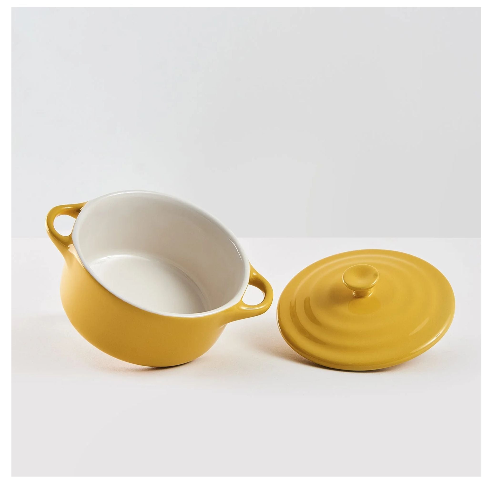 Pocillos de Cerámica con Tapa X4