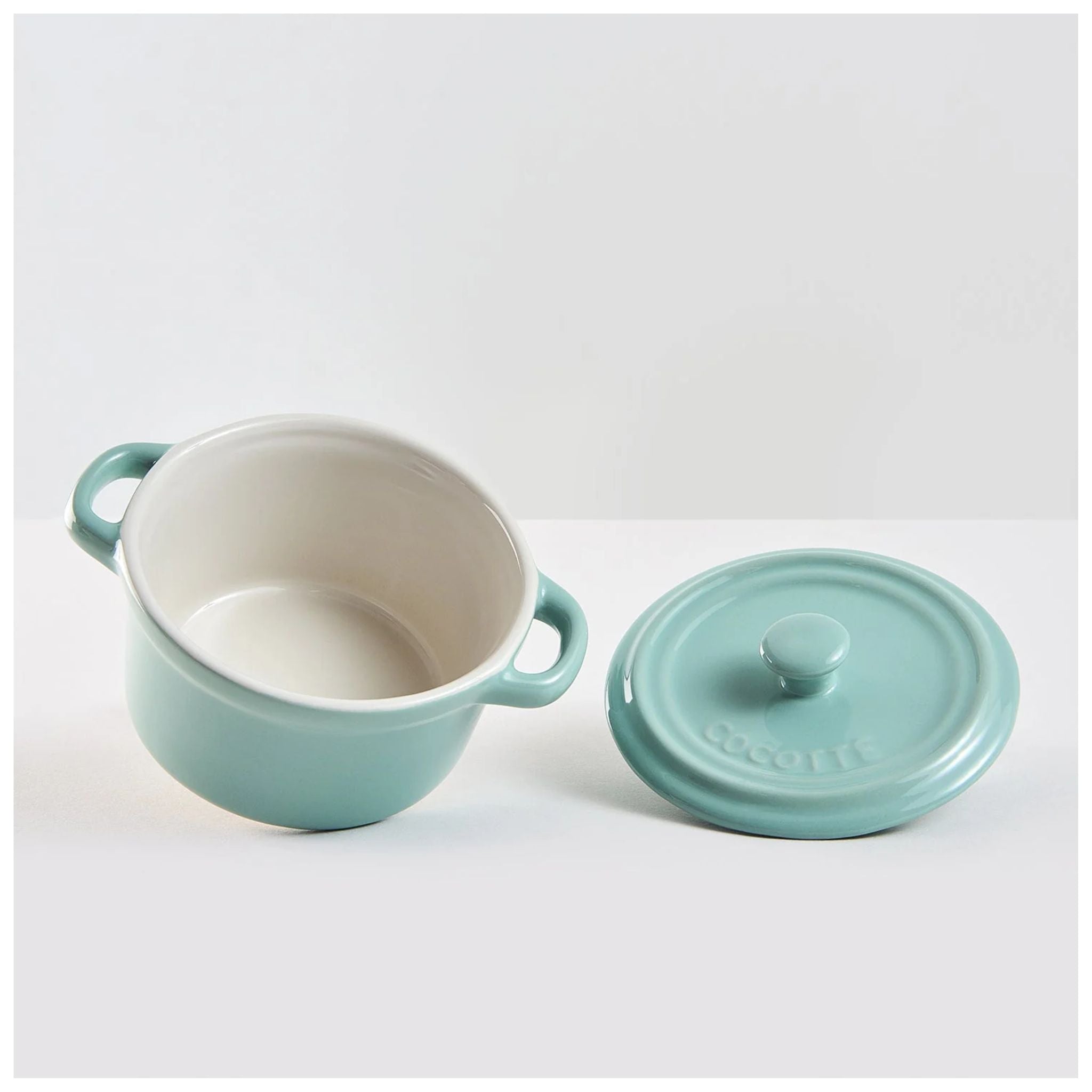 Pocillos de Cerámica con Tapa X4