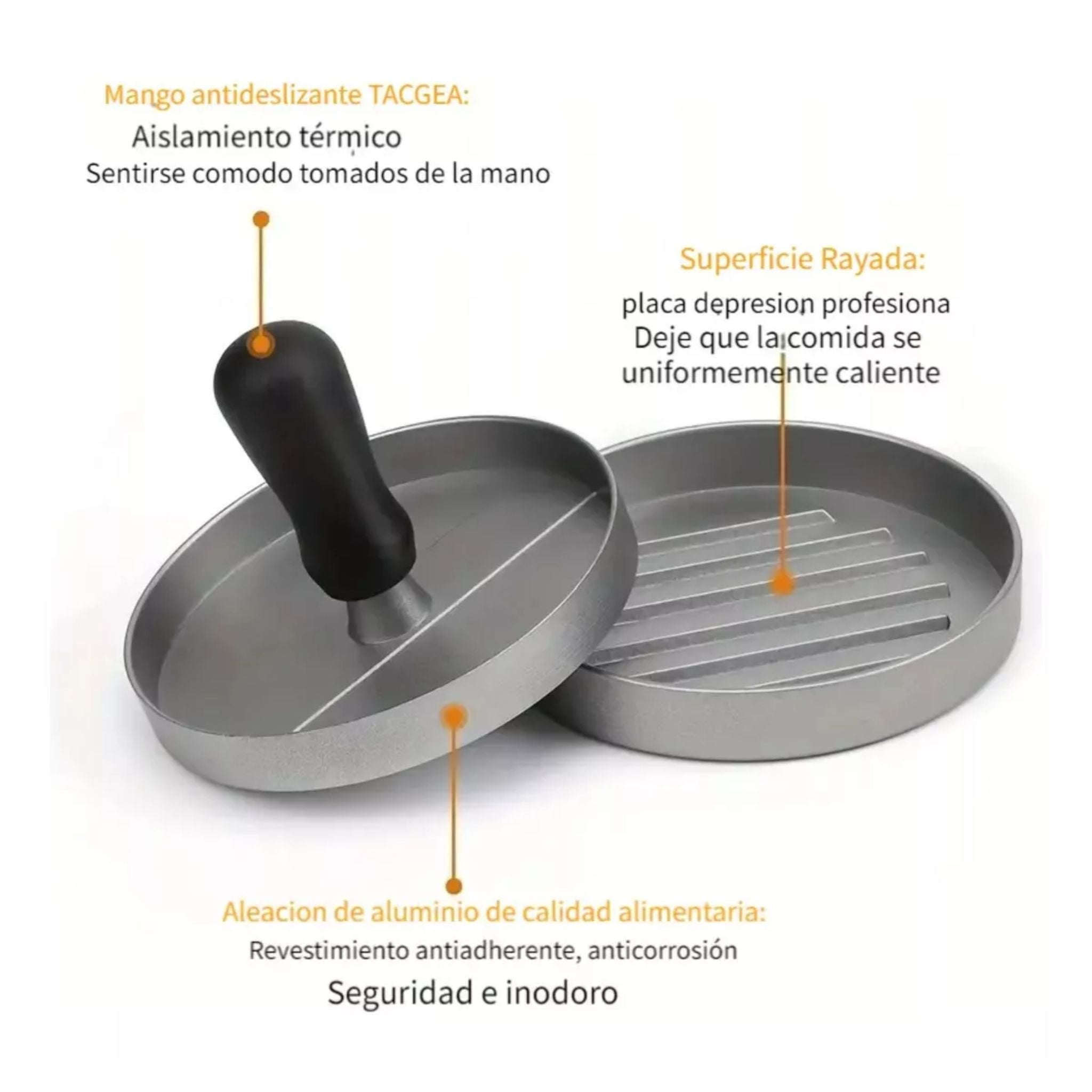 Prensa De Carne Hamburguesa