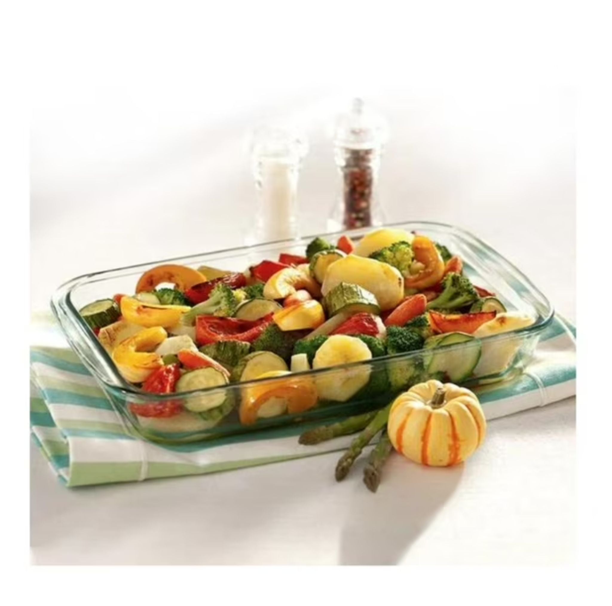 Fuente De Vidrio Para Horno Pequeña