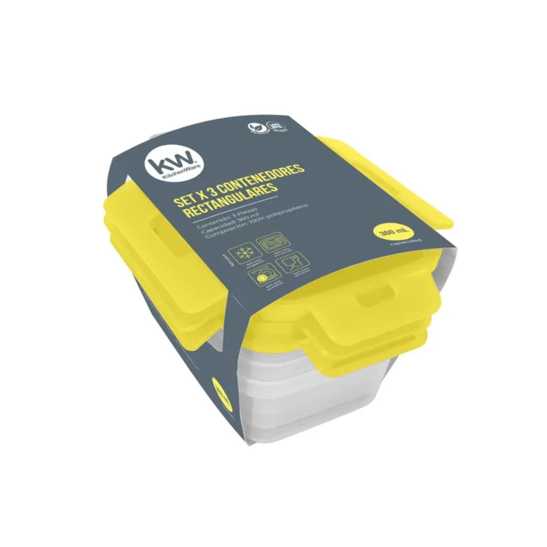 3 Tapers Hermeticos 360ml