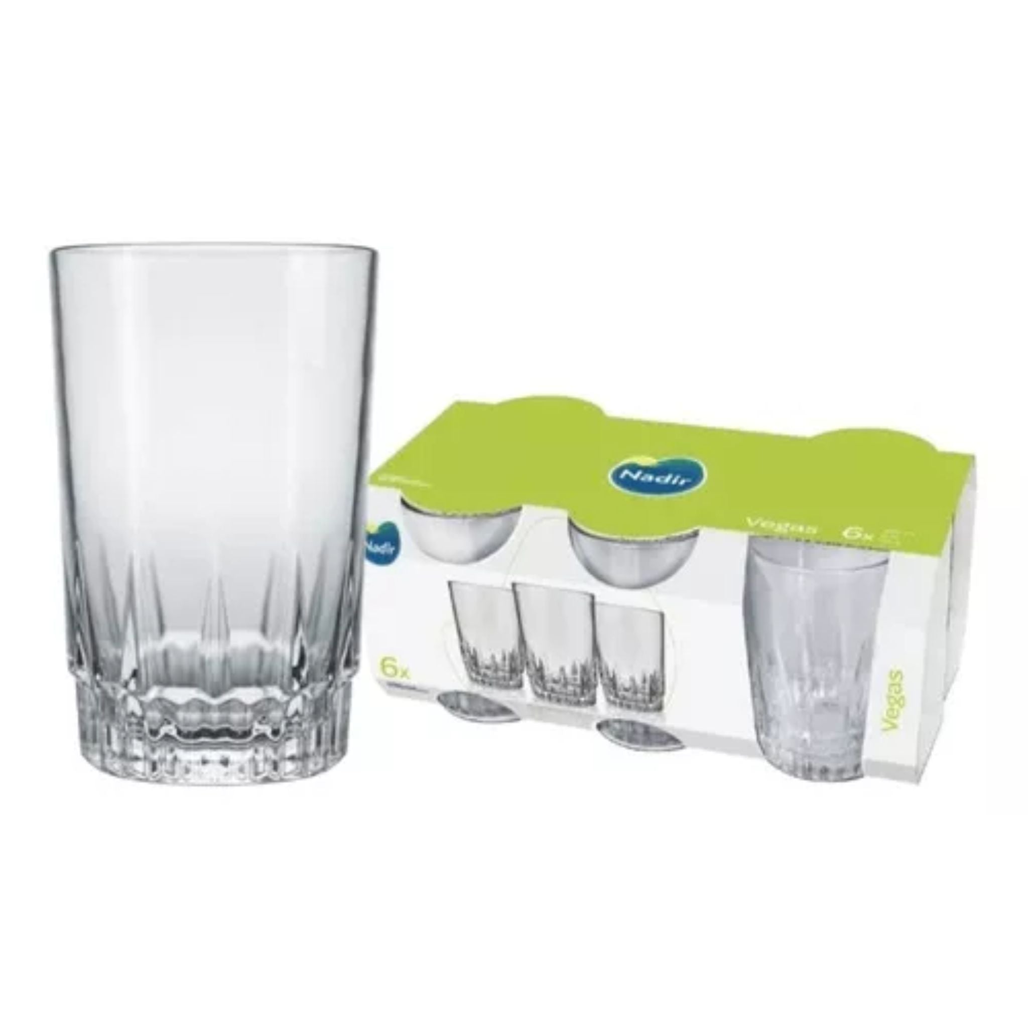 Set 6 Vasos de Jugo 240cc