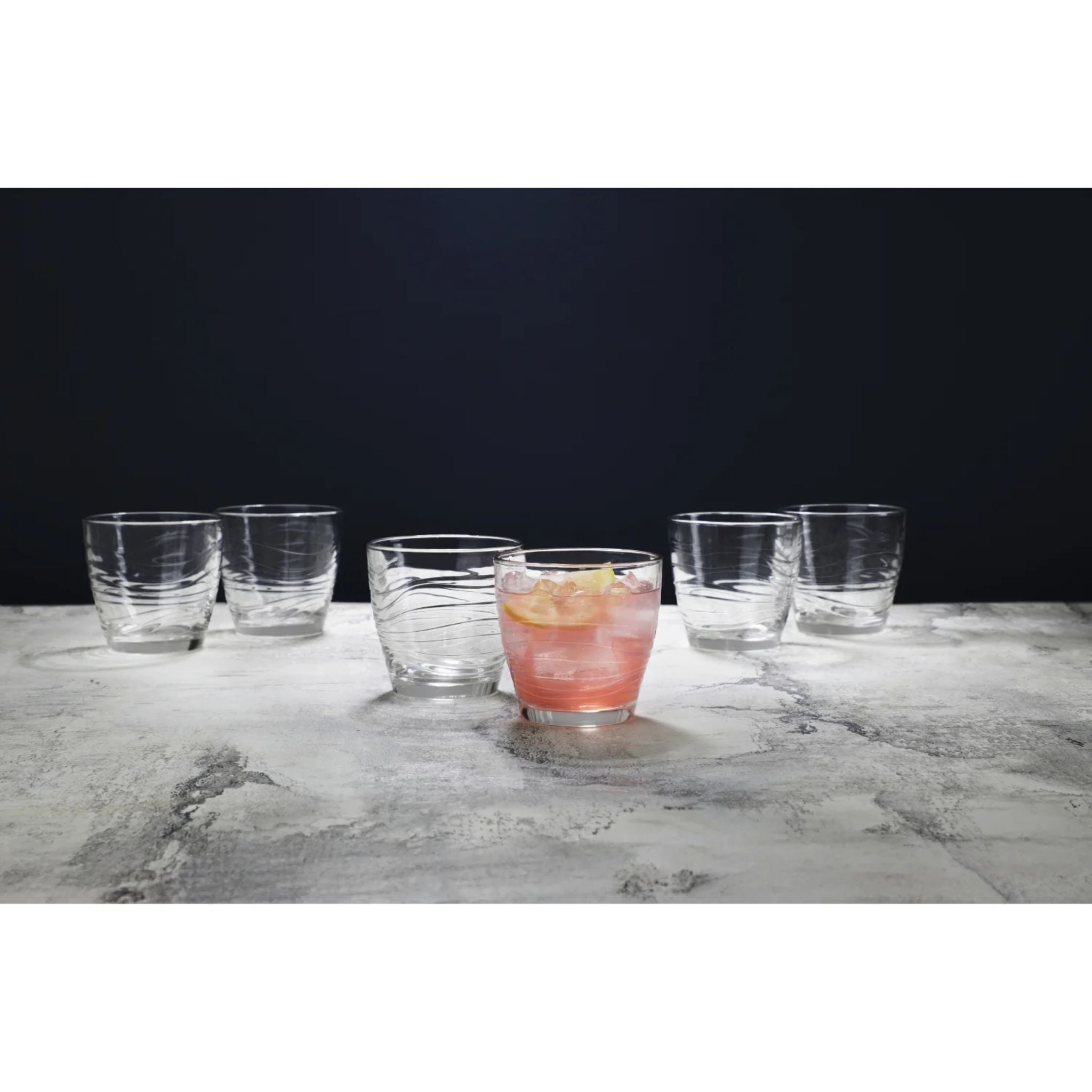 Vasos De Vidrio Bajos - Orbita X6