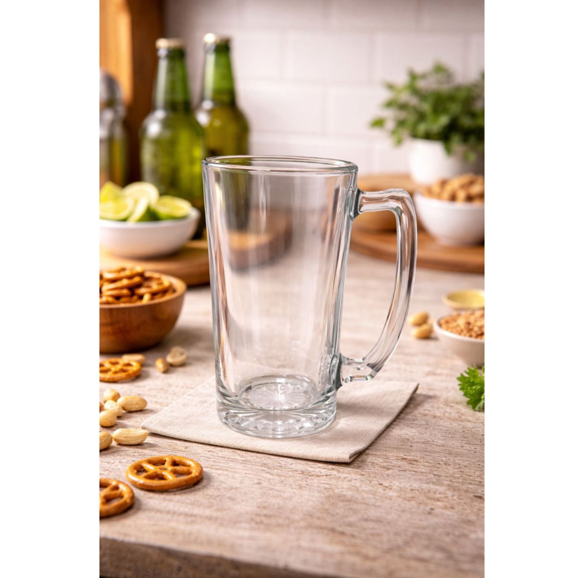 Vasos Shoperos De Vidrio 383cc X3