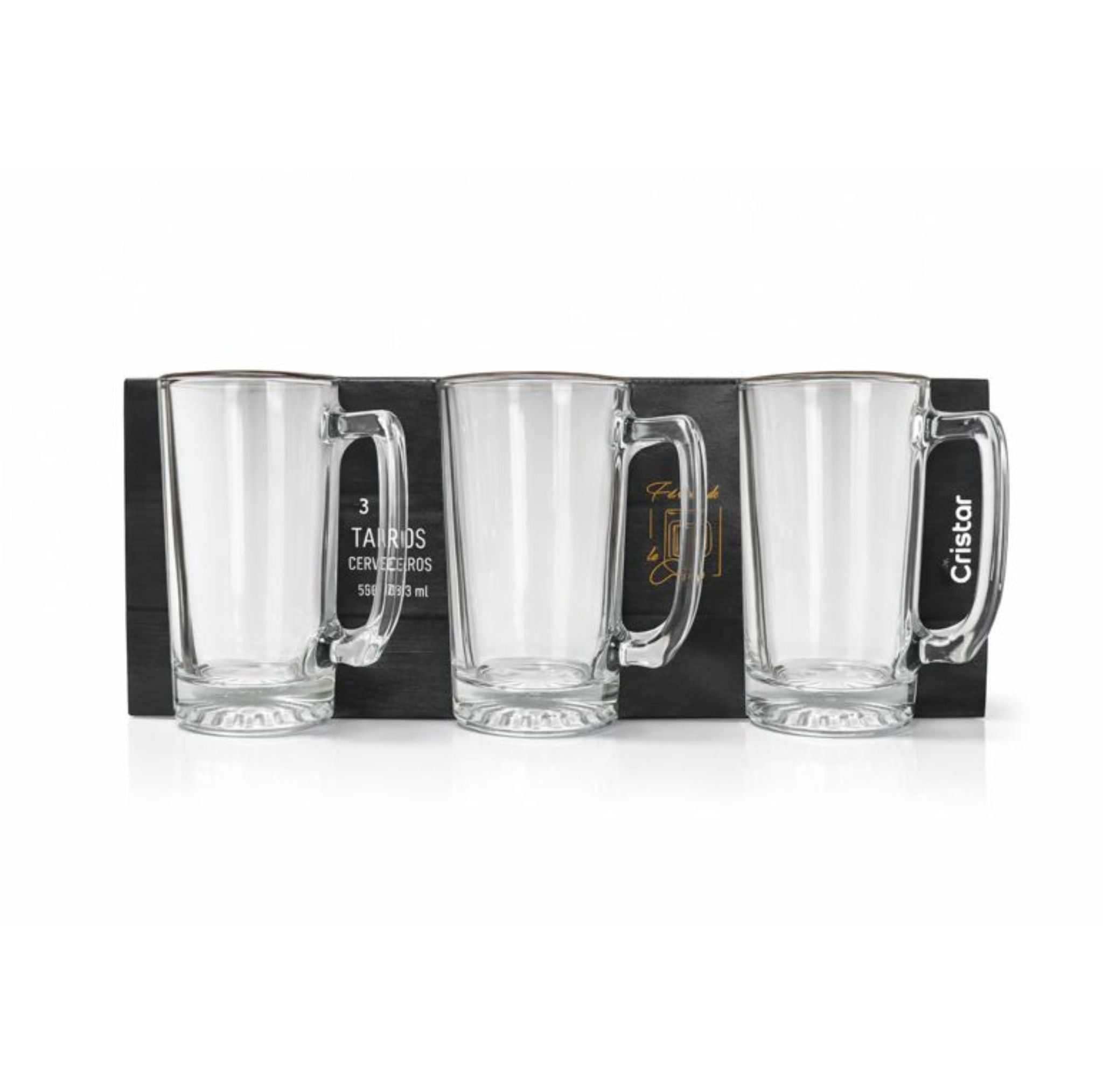 Vasos Shoperos De Vidrio 383cc X3