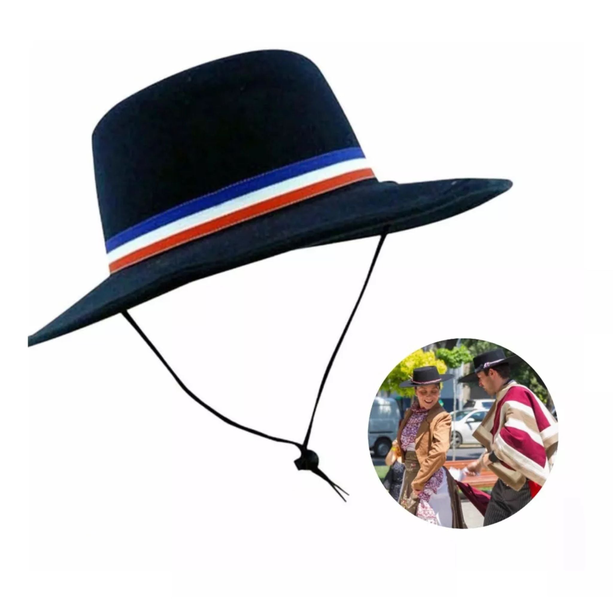 Sombrero De Huaso Niño Adulto