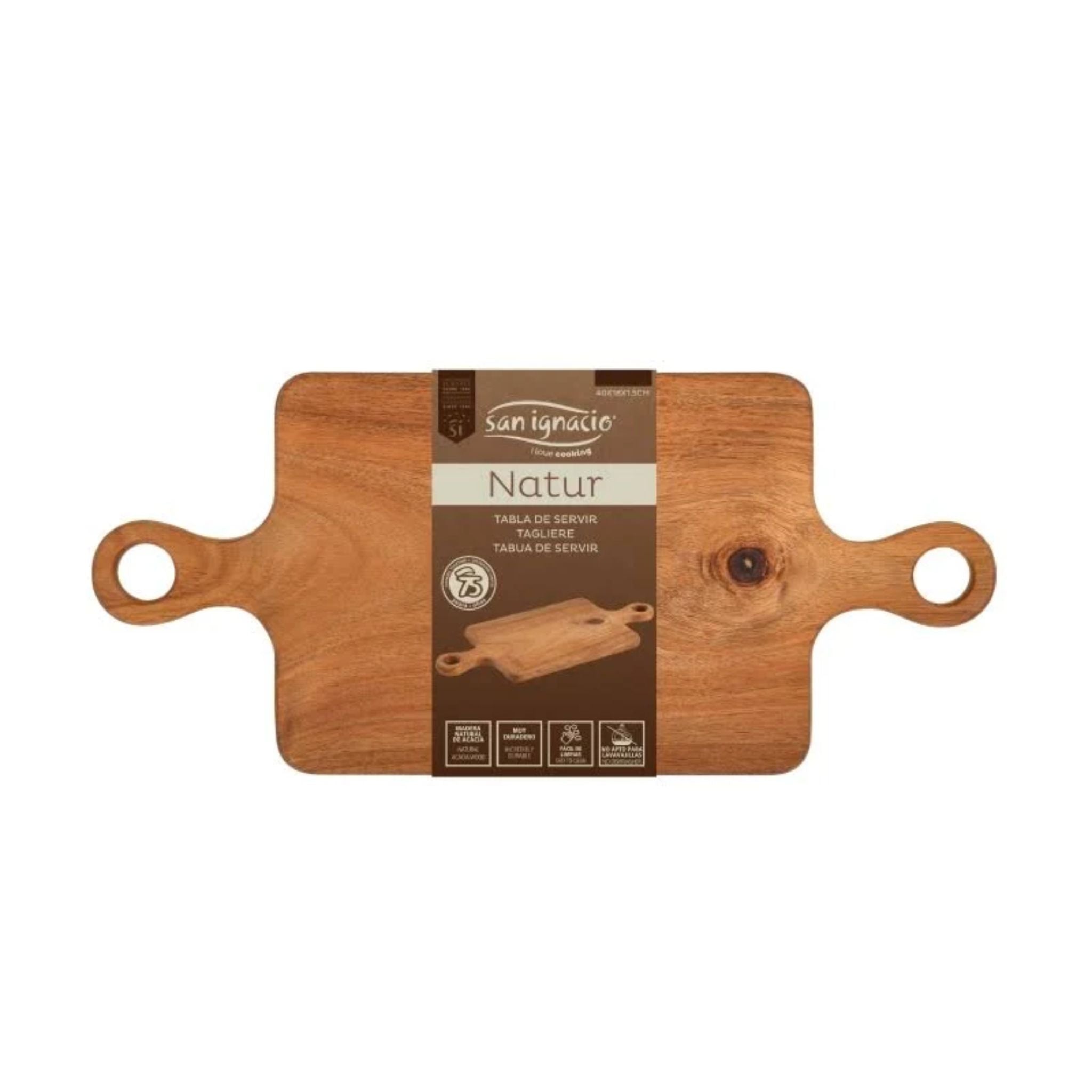 Tabla De Madera Para Servir 40cm