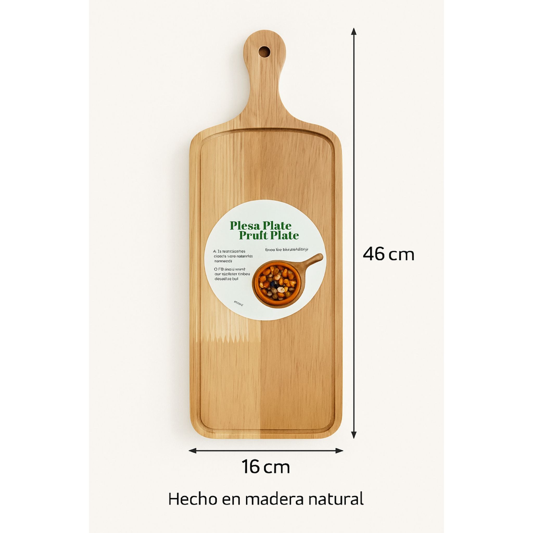 Tabla De Madera Bambú Picoteo