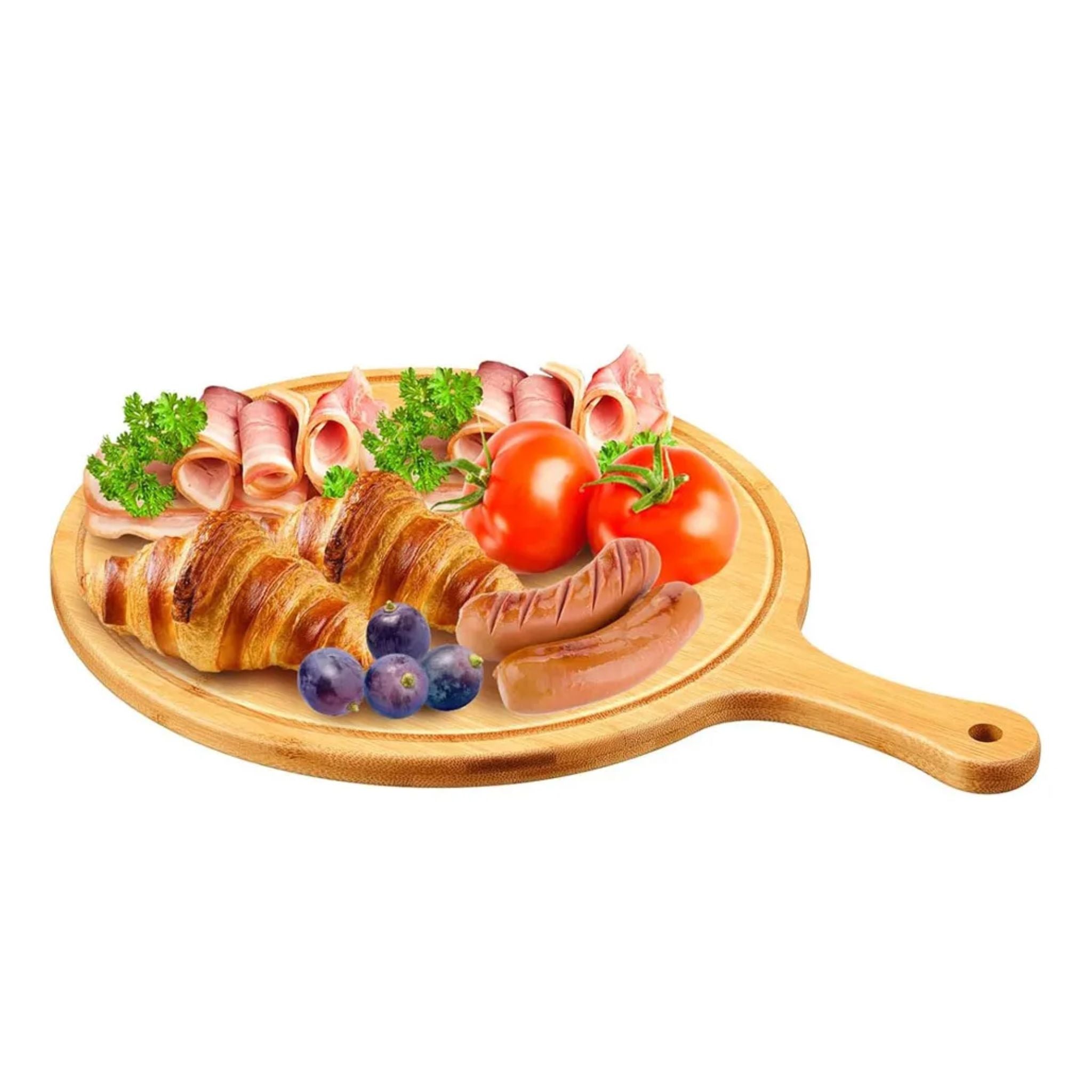 Tabla De Pizza Bambú