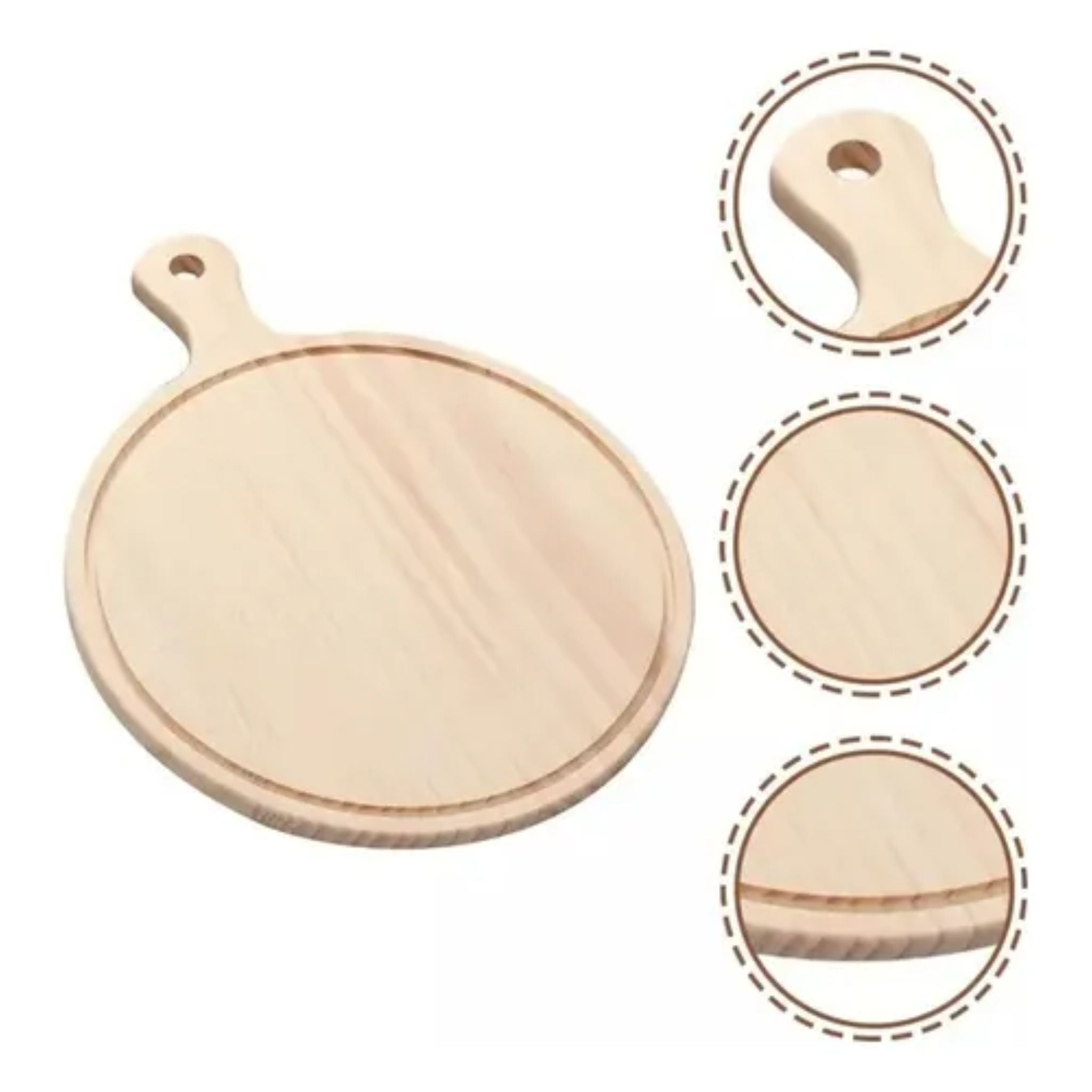 Tabla De Pizza Bambú