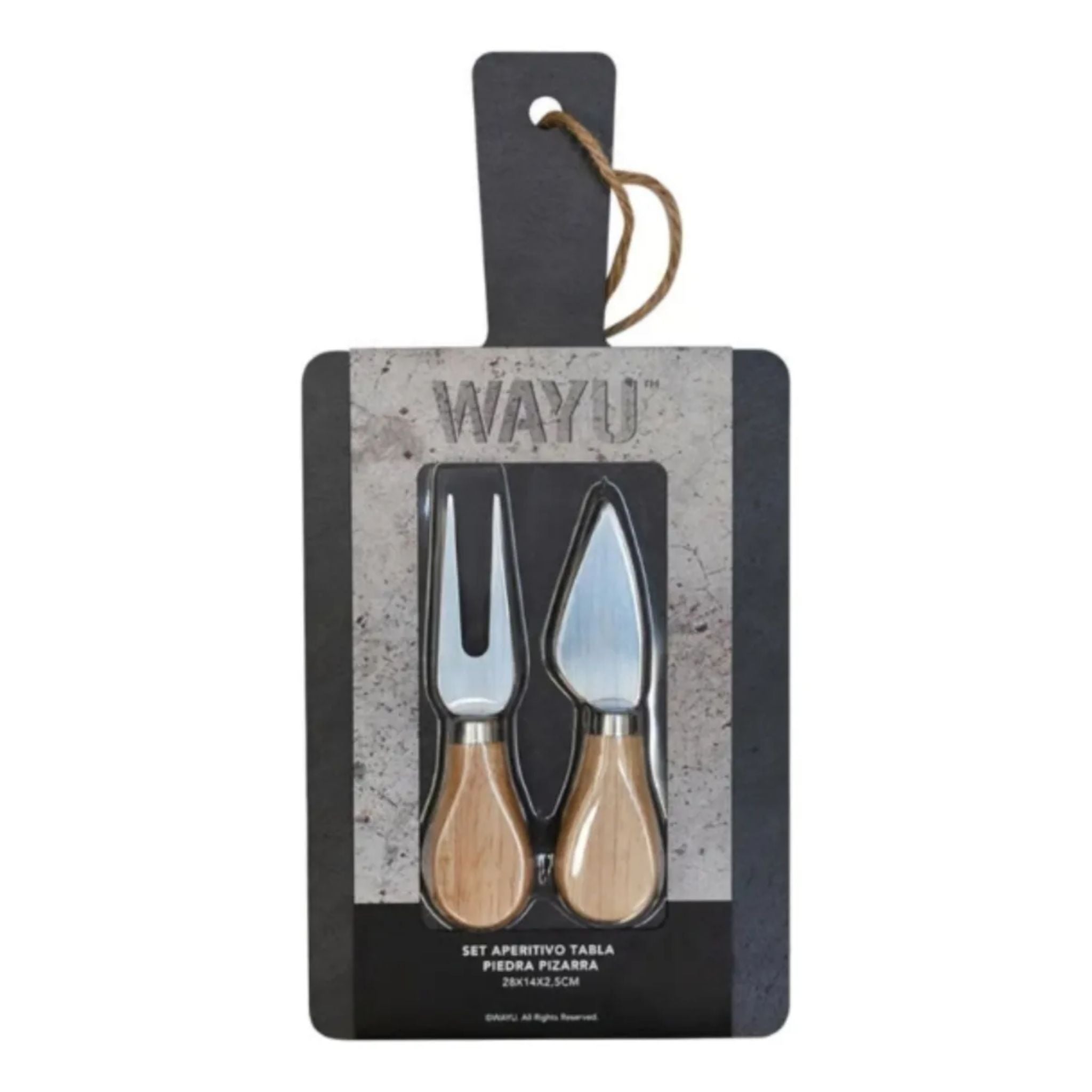 Tabla Para Quesos Picoteo + Utensilios