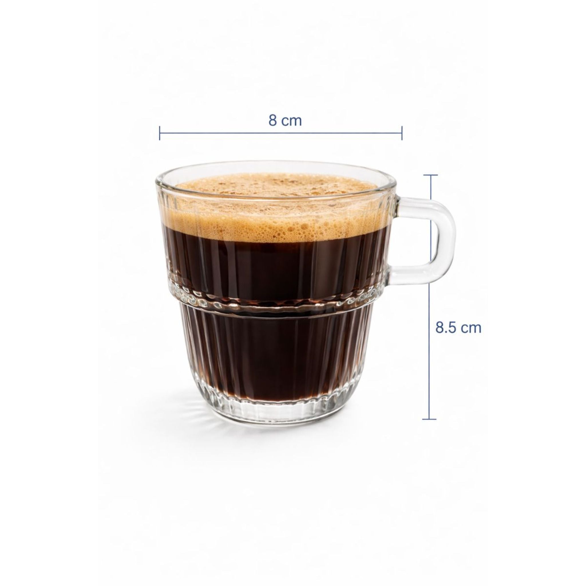 Taza De Café Vidrio 250cc - Barshine