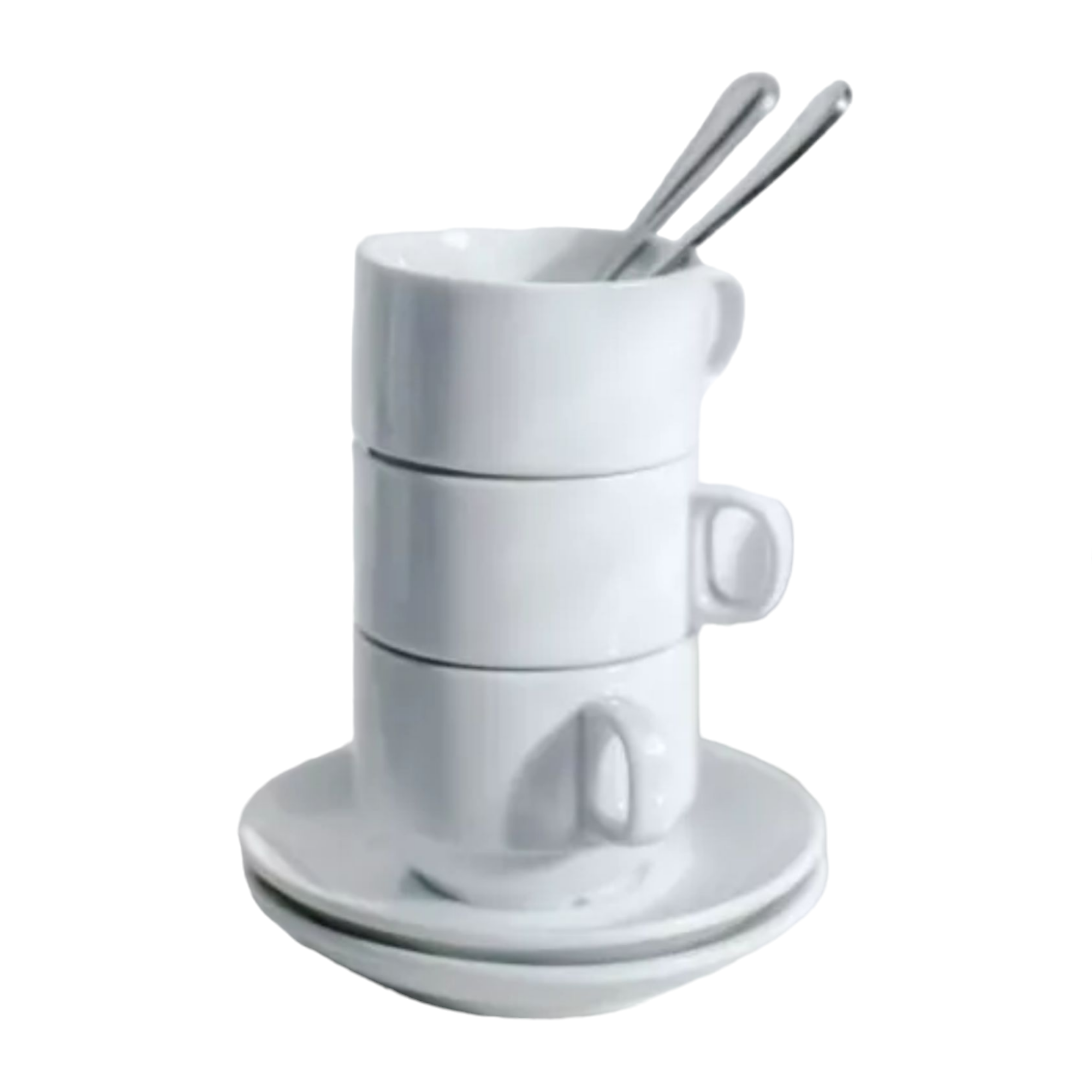 Tazas de Café + Platillos (12 Piezas)