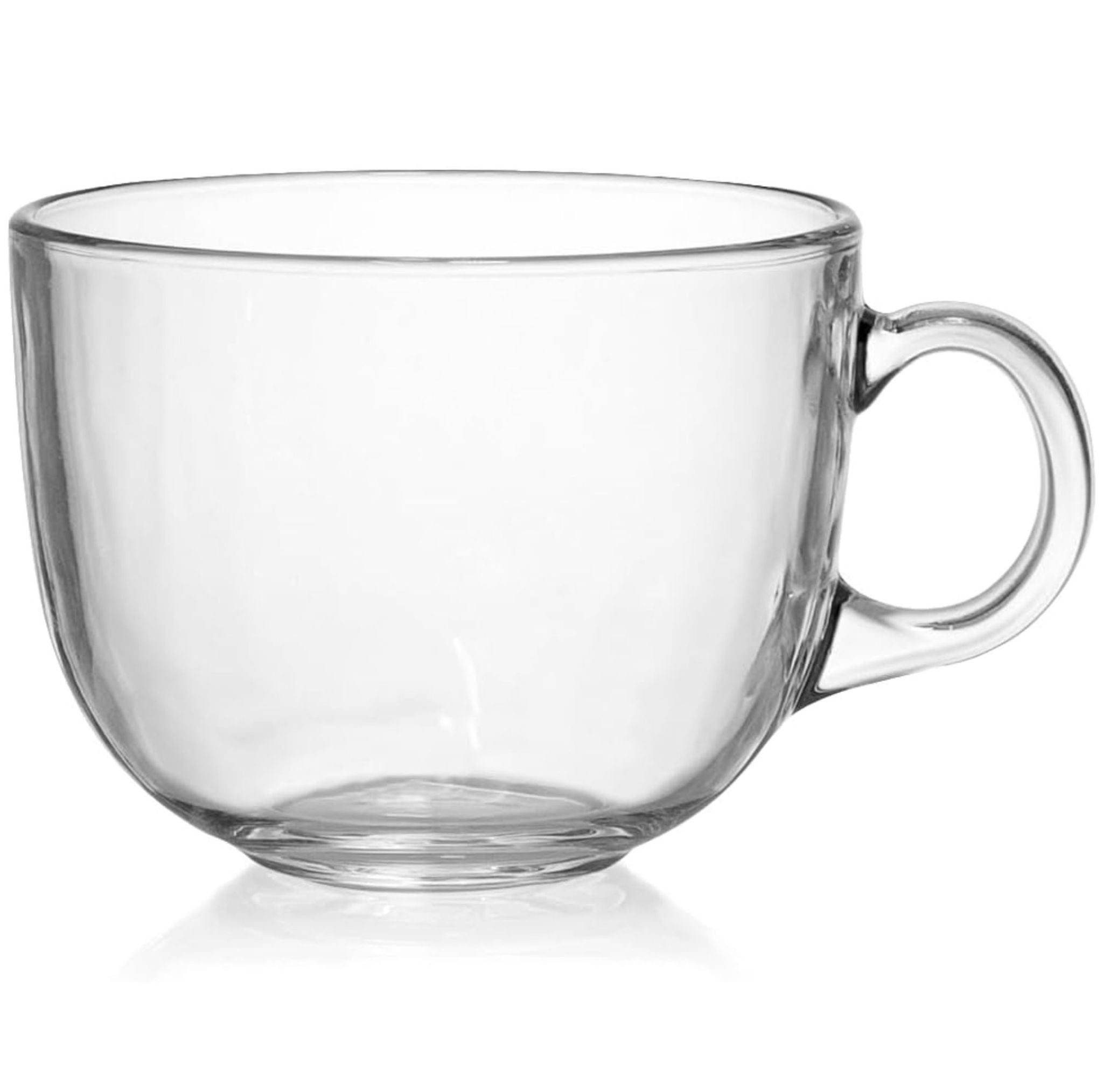 Tazas Mug De Vidrio 330ml X6