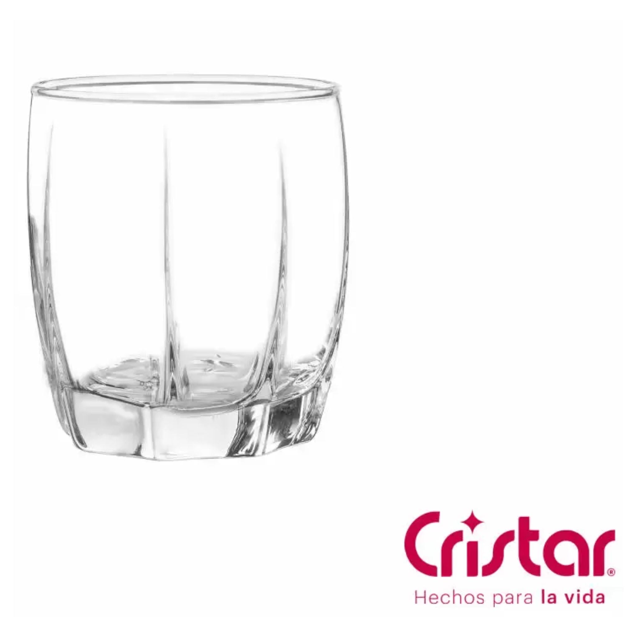 Vaso De Vidrio Bajo 353cc X6