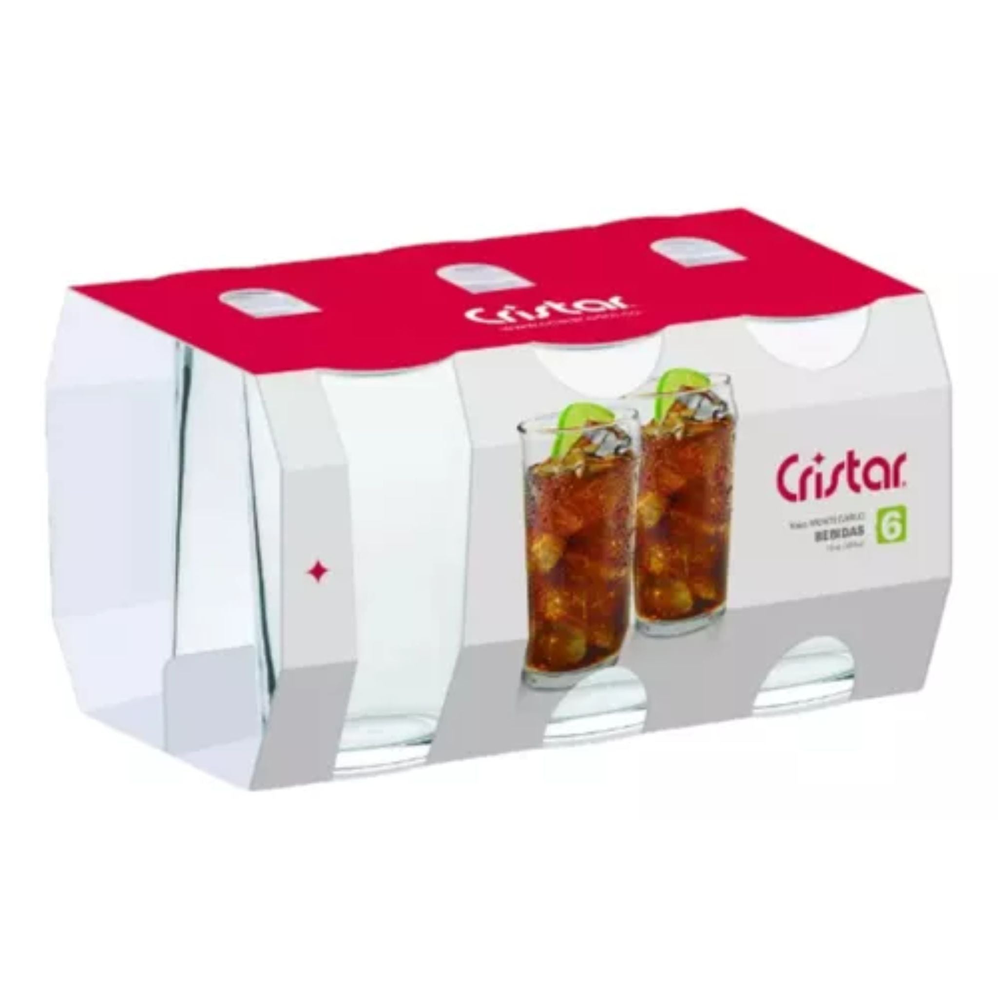 72 Vasos De Vidrio 355cc