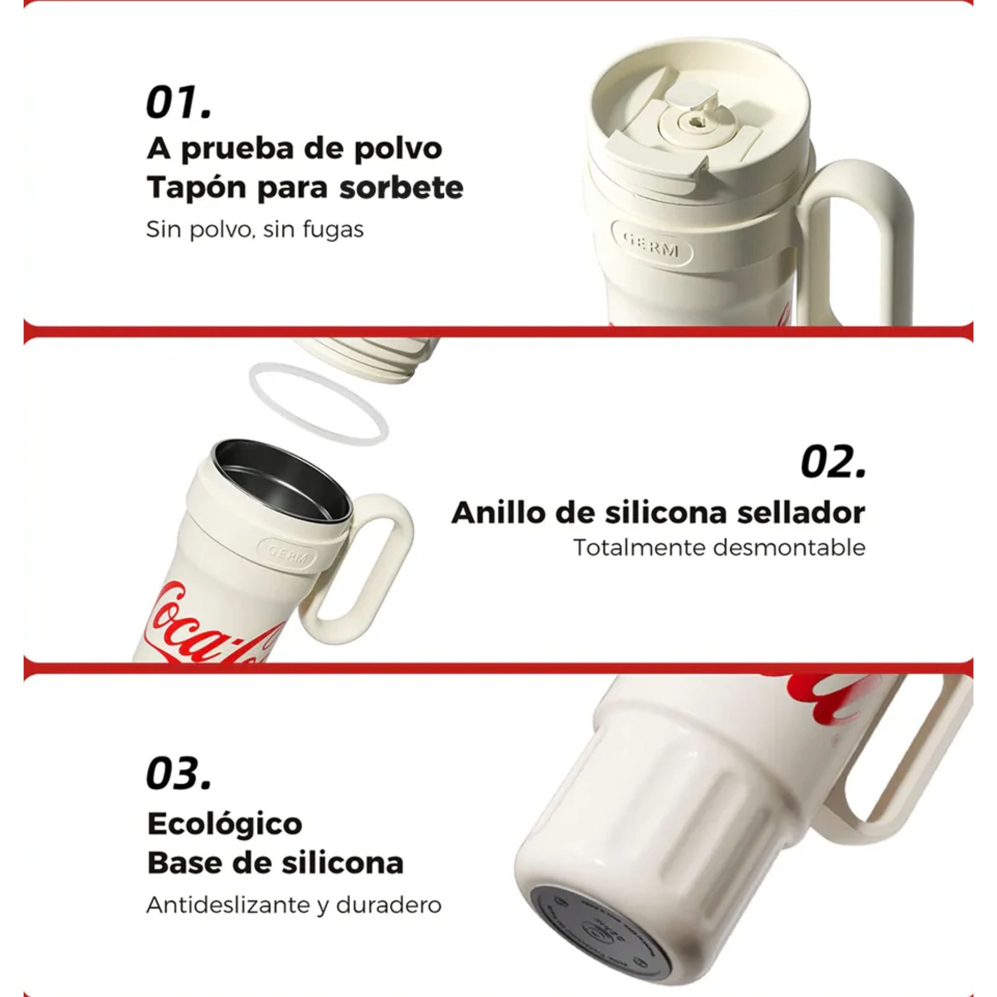 Vaso Termico Coca Cola Tumbler 1.2L