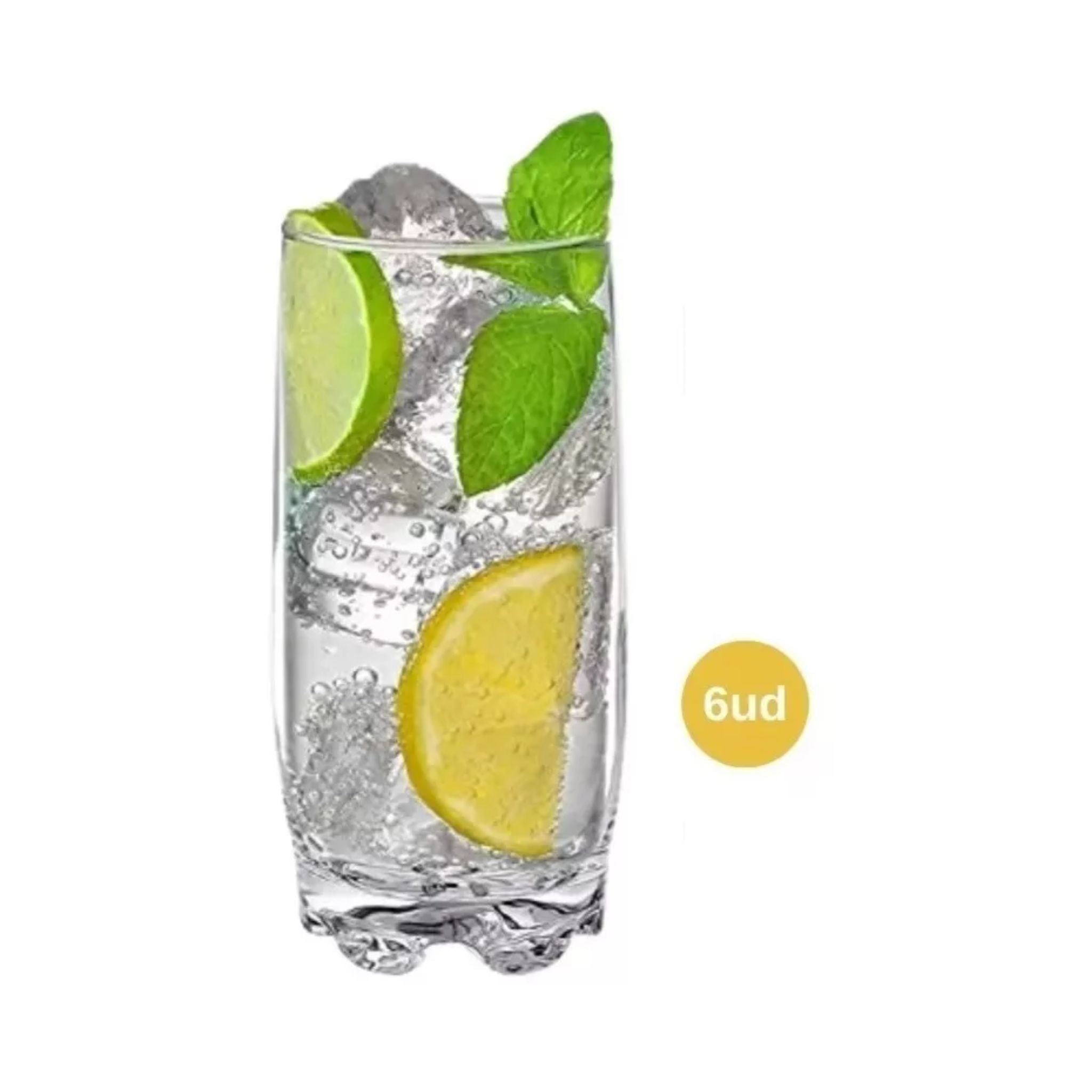 6 Vasos Altos Nápoles